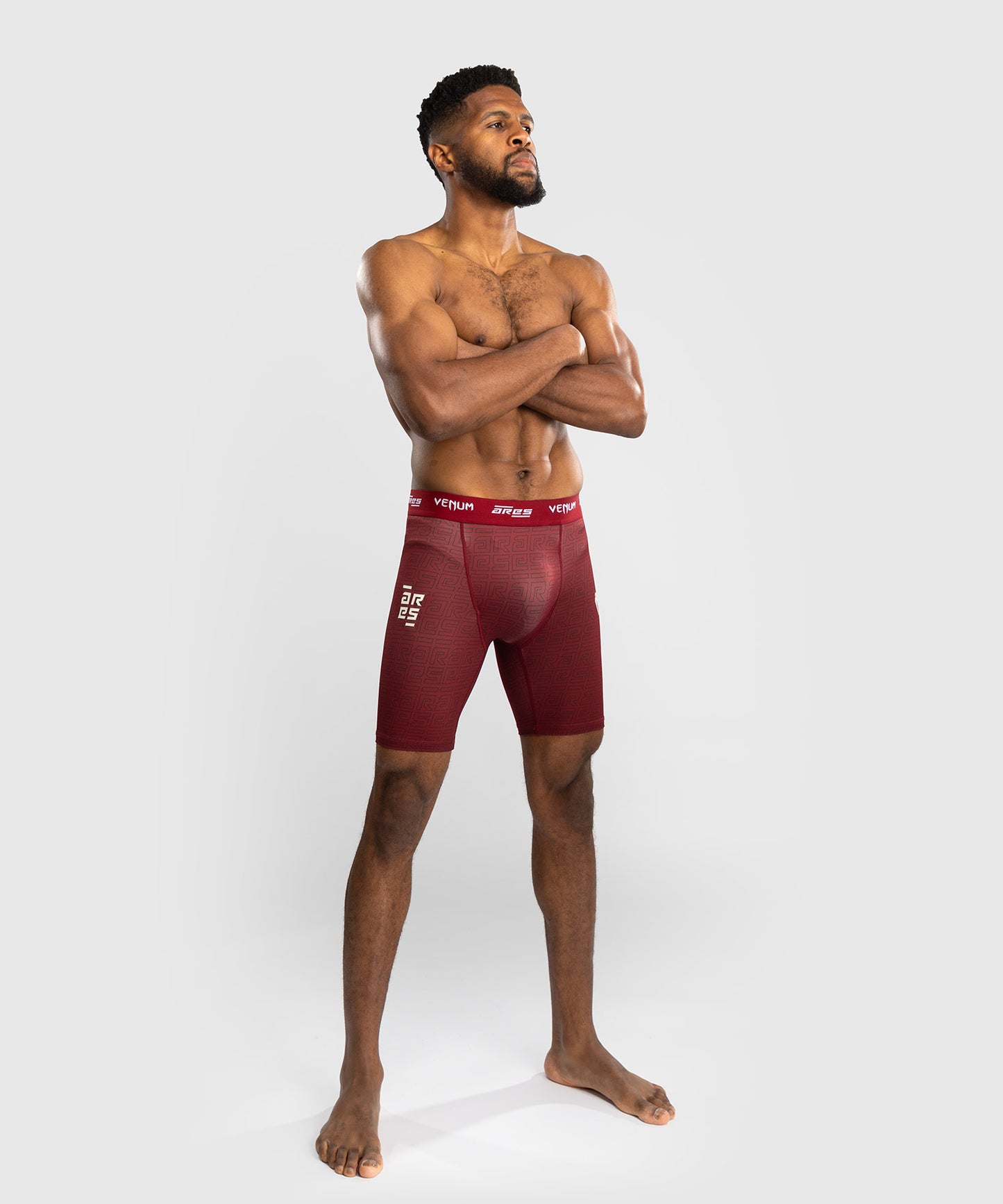 Venum x Ares Pantaloni Vale Tudo Uomo - Borgogna