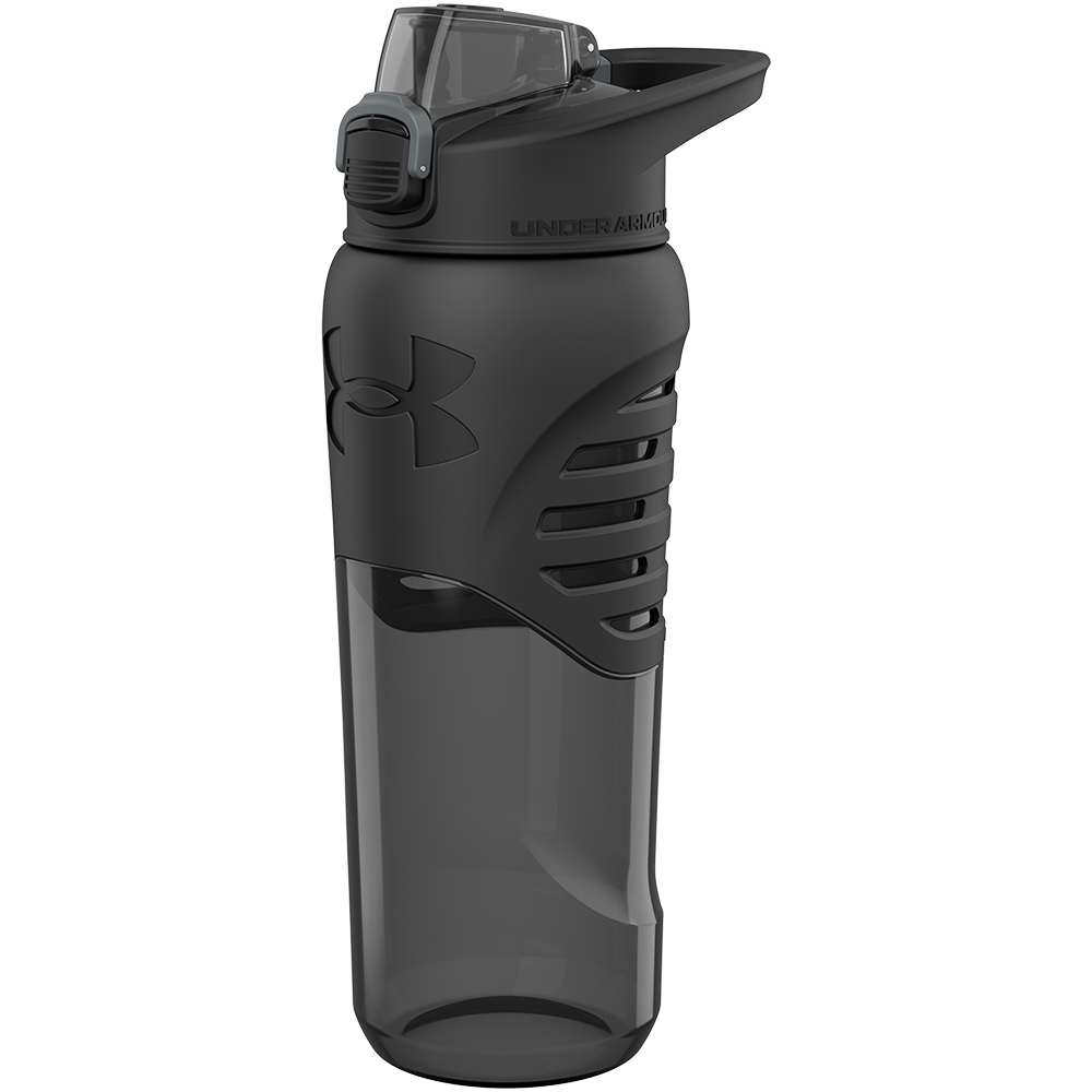 Under Armour Draft Grip Botella – Negro/Carbón