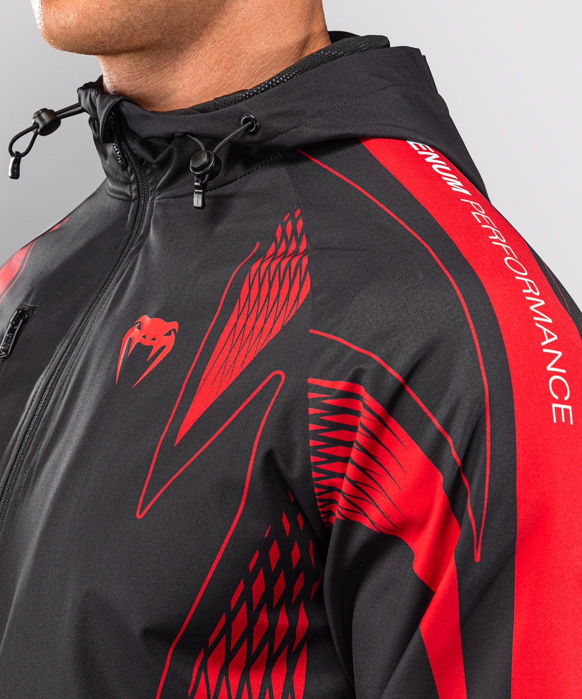 Venum Amazonia Reborn Chaqueta de chándal - Negro/Rojo