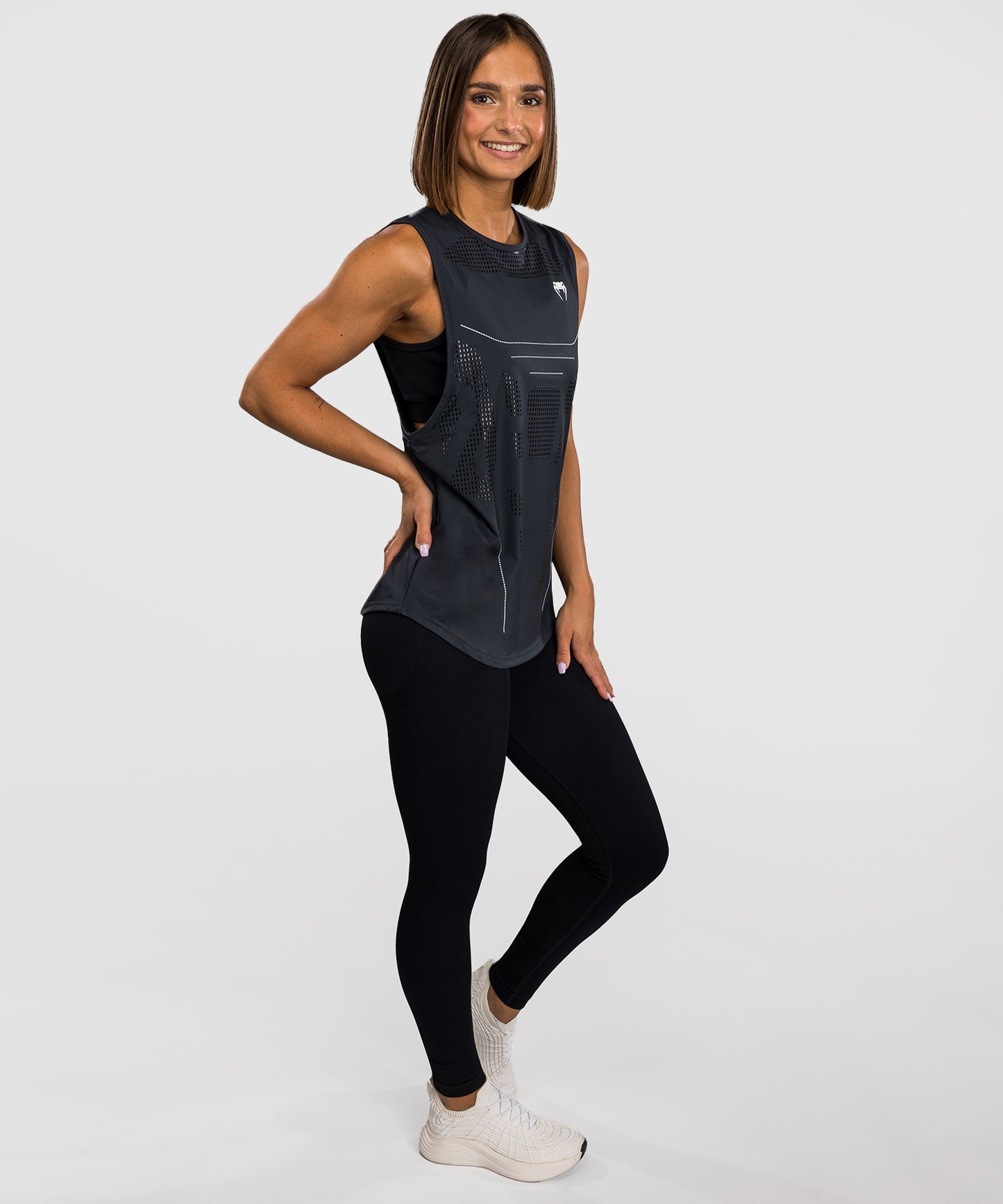 Venum Technical 3.0 Damen Dry Tech Tank Top - Grigio tempesta