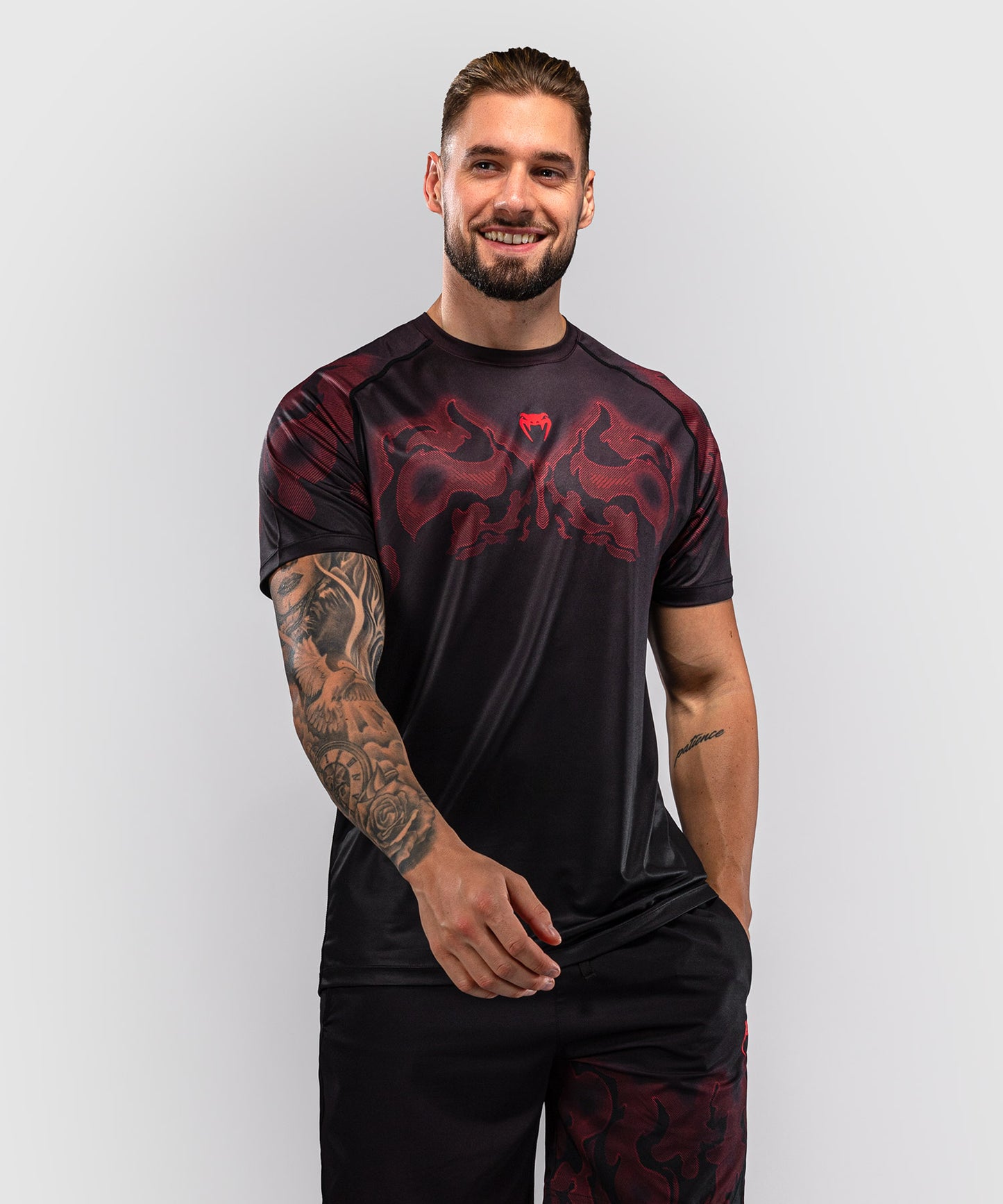 Venum Spectre Maglietta Dry Tech – Nero/Rosso