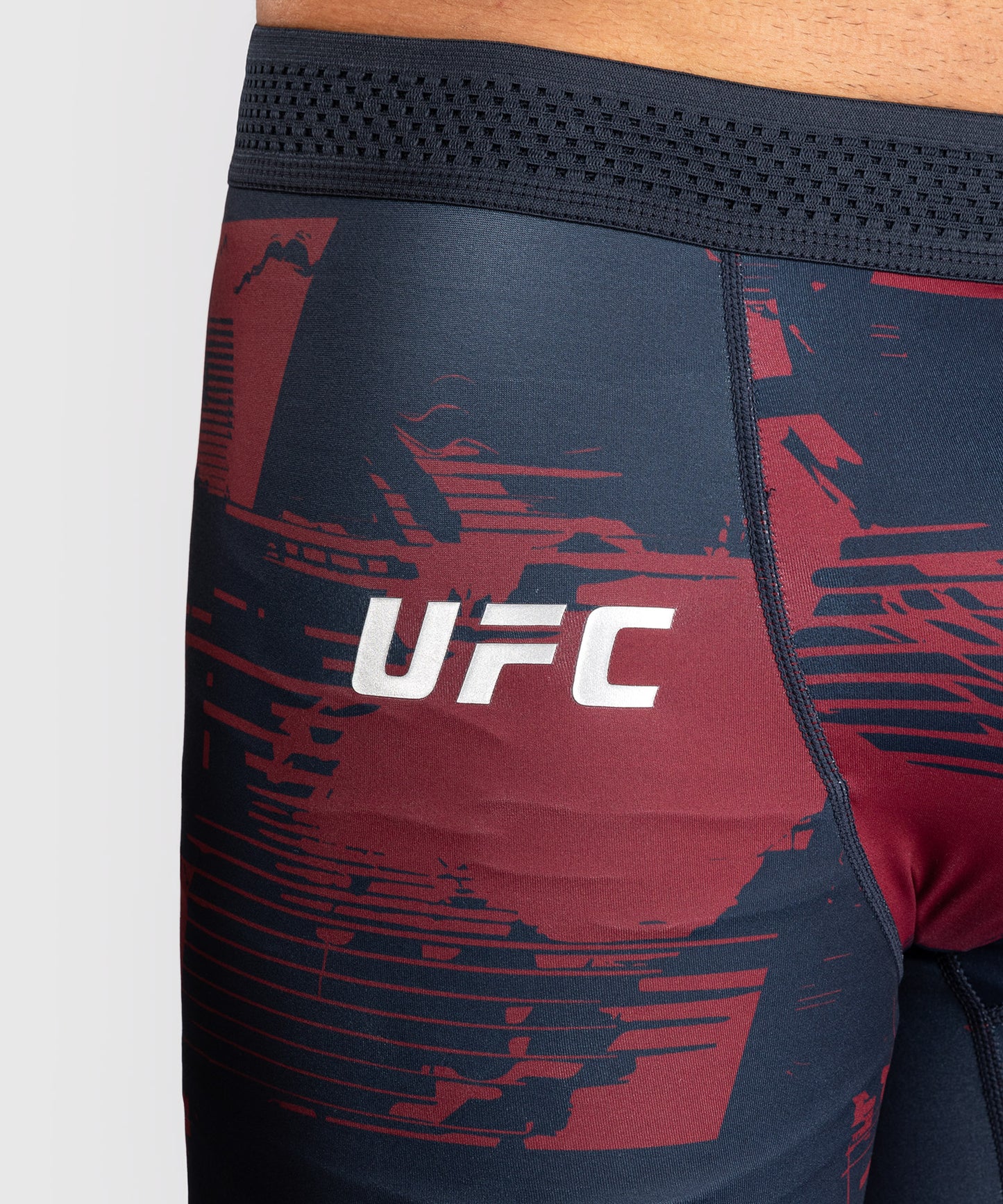 UFC Zenith by Venum Authentic Fight Week Pantaloncini Vale Tudo Performance Uomo - Blu navy/Bordeaux/Argento