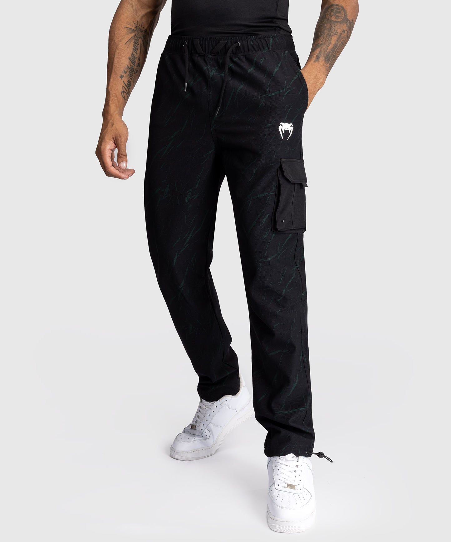 Venum Trooper Herren Trainingshose - Schwarz/Waldgrün