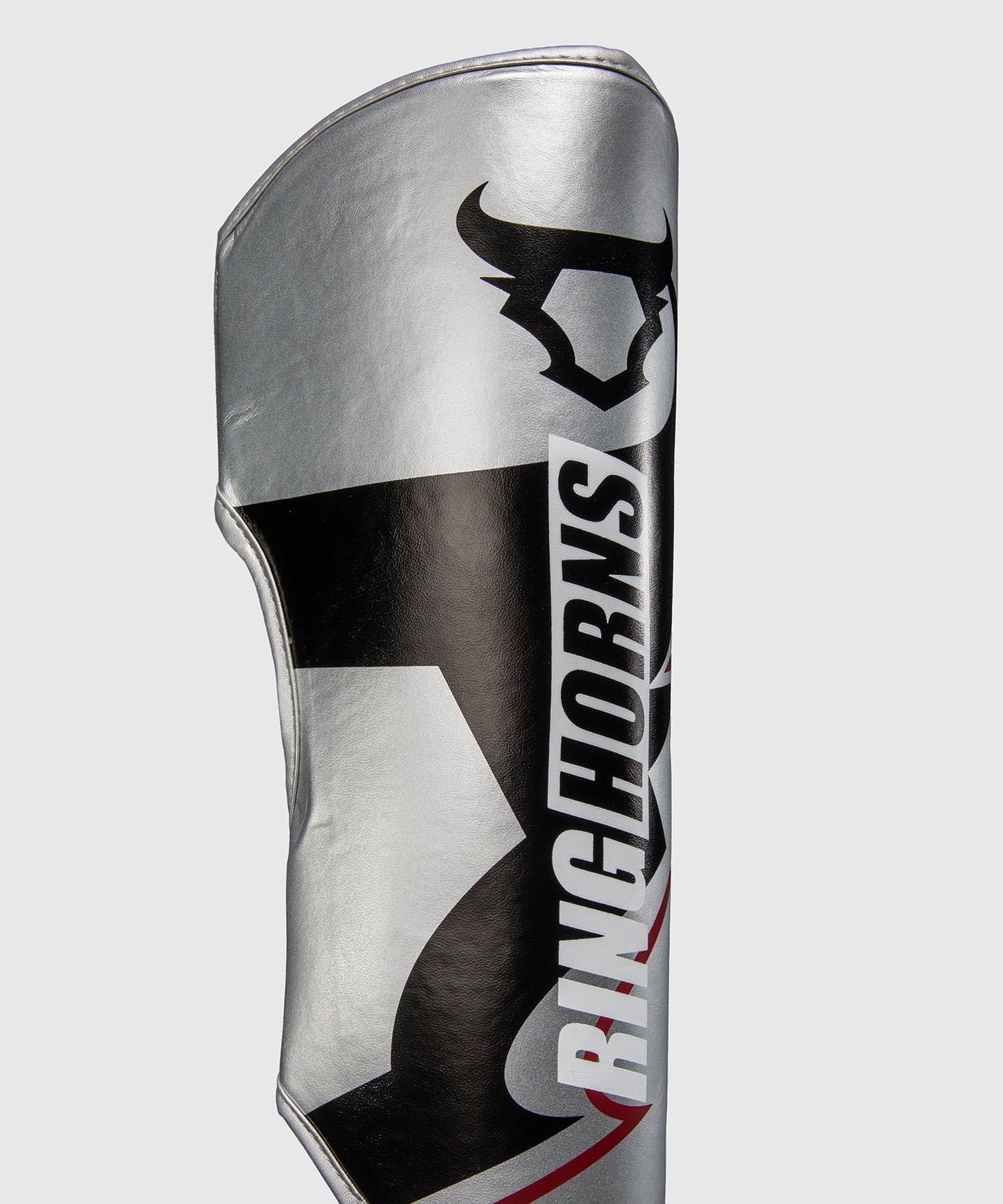 Protège-tibias Ringhorns Charger by Venum – Argent/Noir