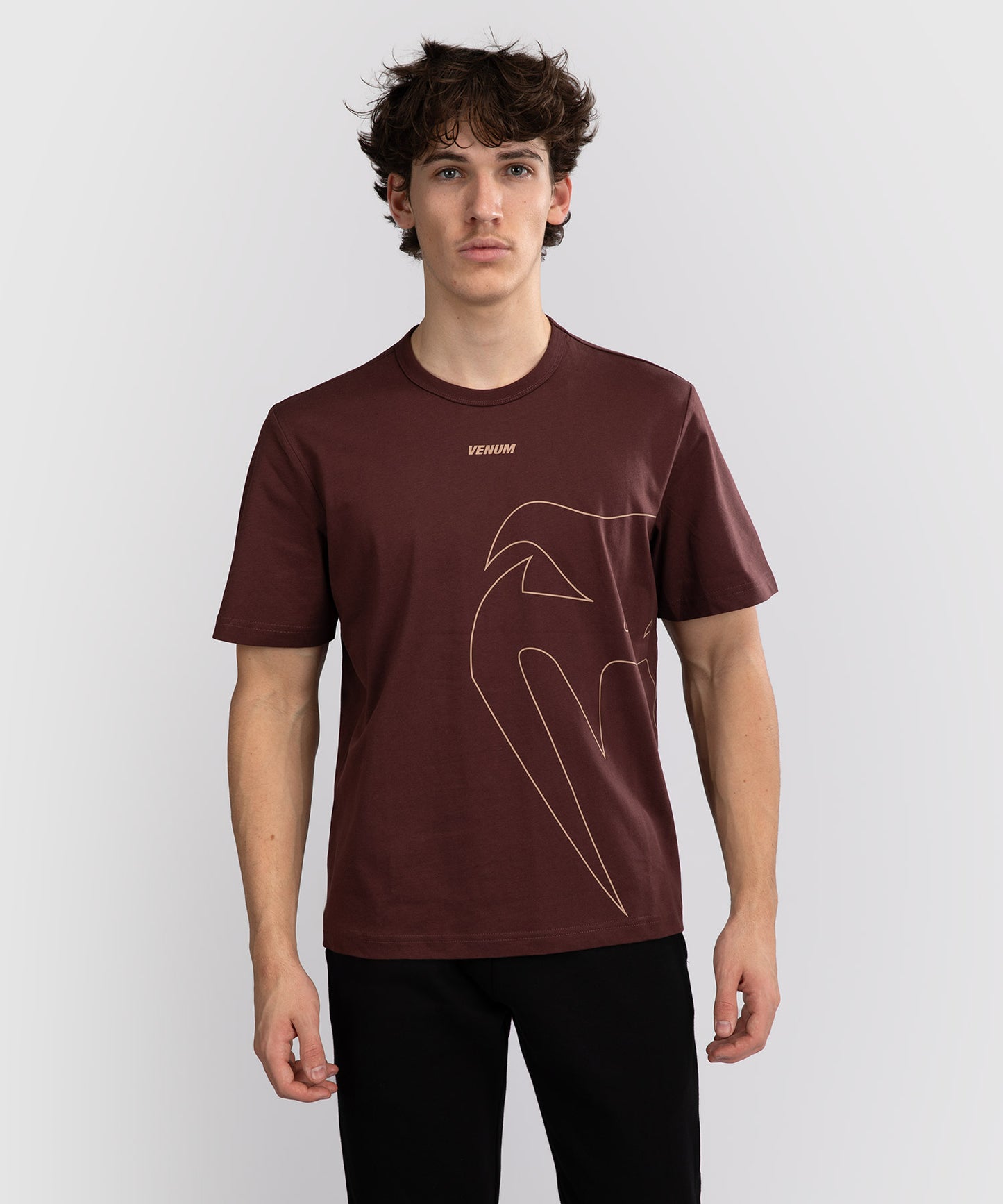 T-shirt Venum Giant Connect - Marron chocolat