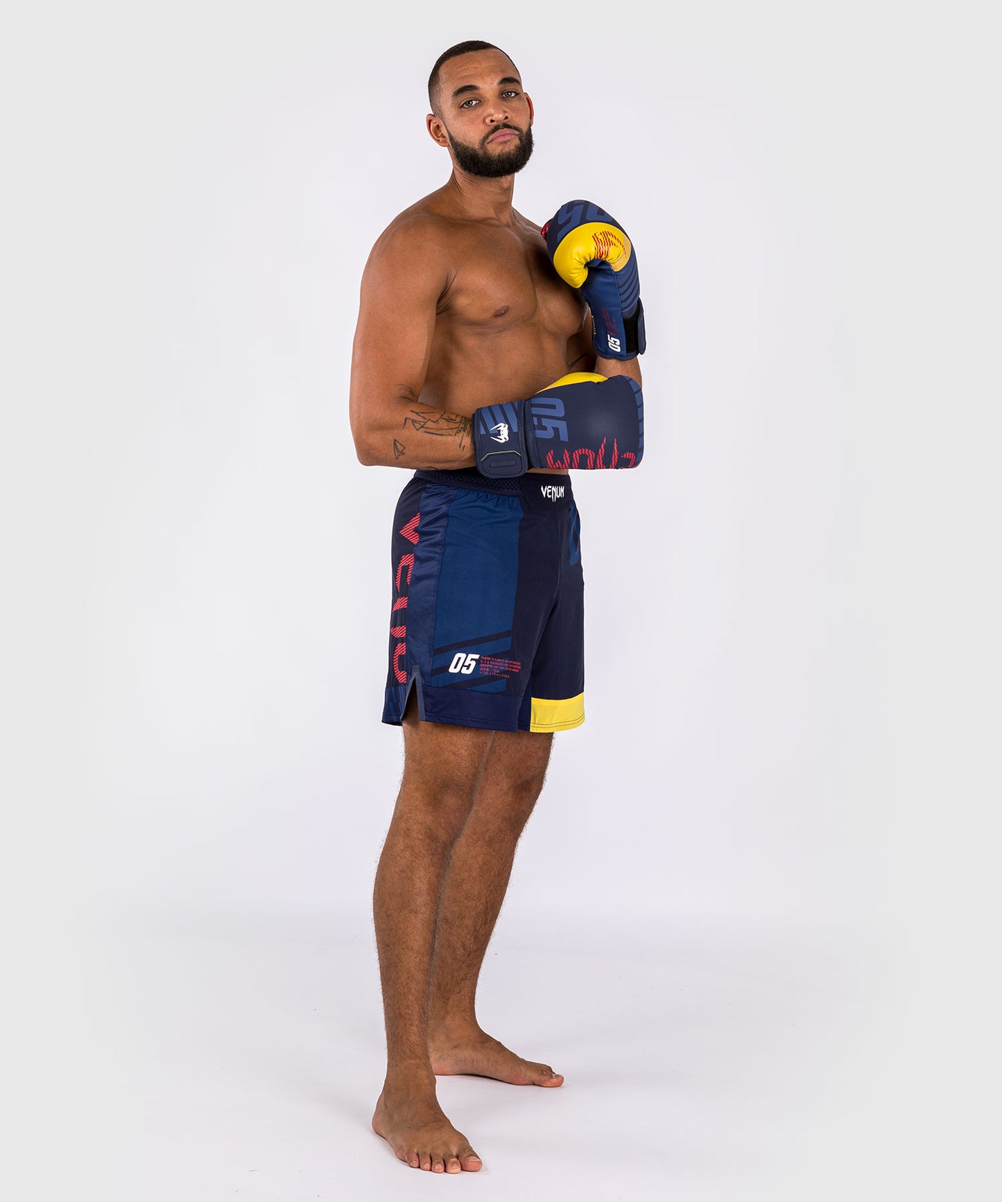 Short de Combat Venum Sport 05 - Bleu/Jaune