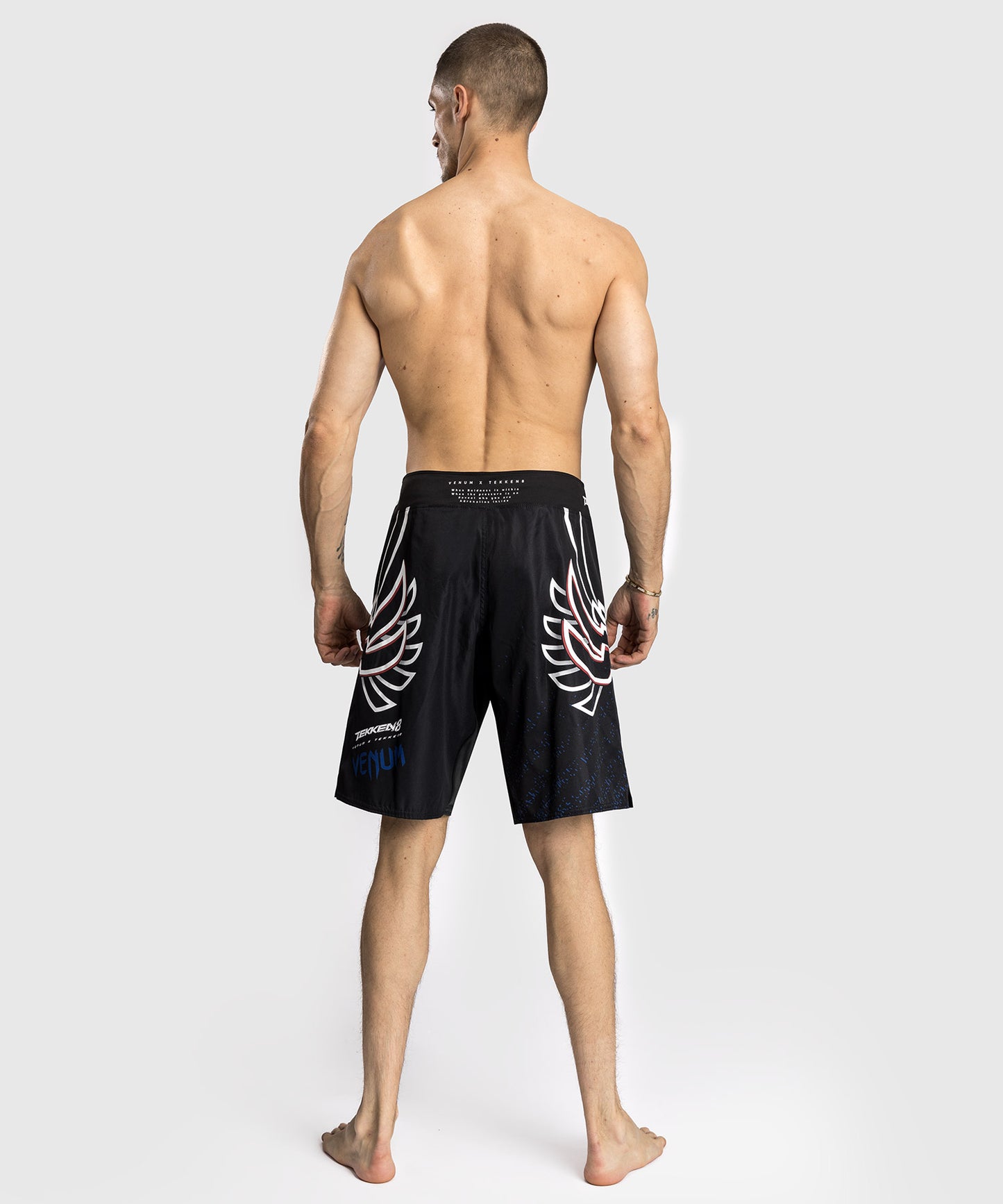 Venum x TEKKEN 8 - Jin Kazama Pantalones de Lucha - Azul/Negro/Blanco