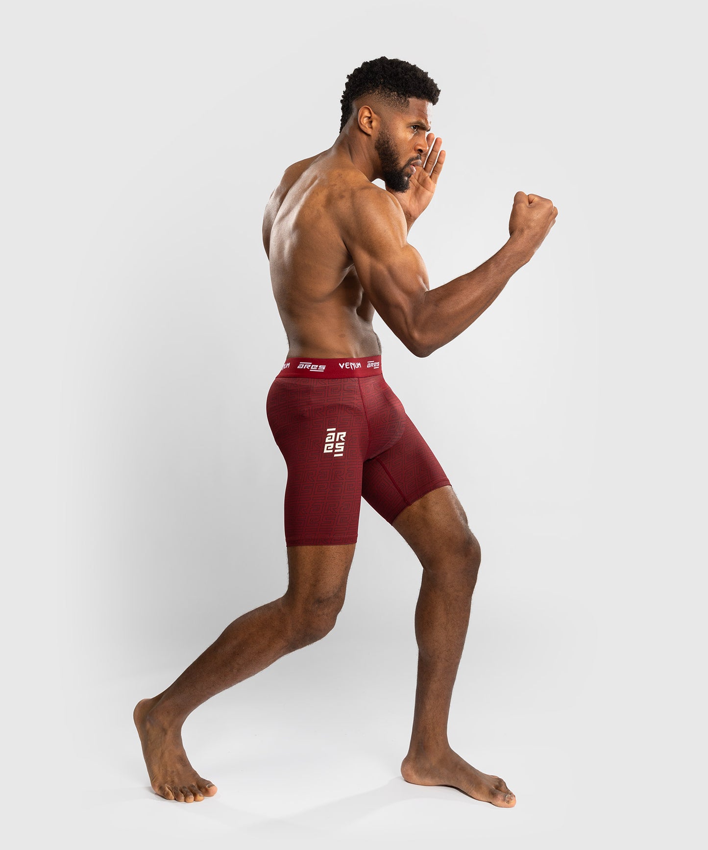 Venum x Ares Pantaloni Vale Tudo Uomo - Borgogna