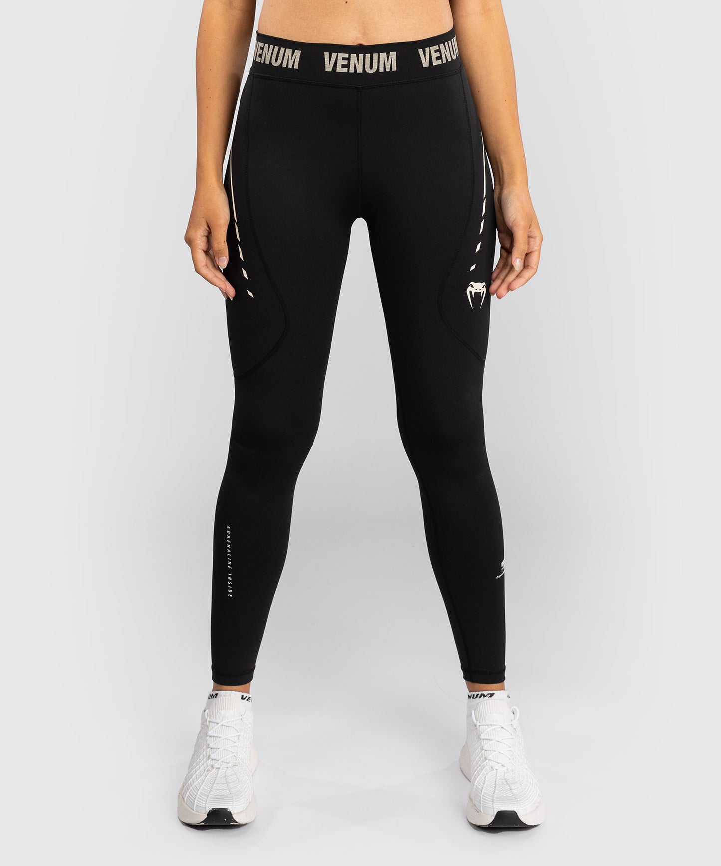 Legging Femme Venum Adrenaline – Noir/Ivoire