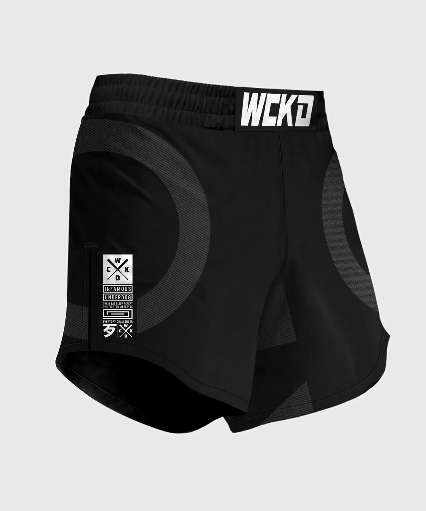 Short de MMA Wicked One Element Kruz - Noir