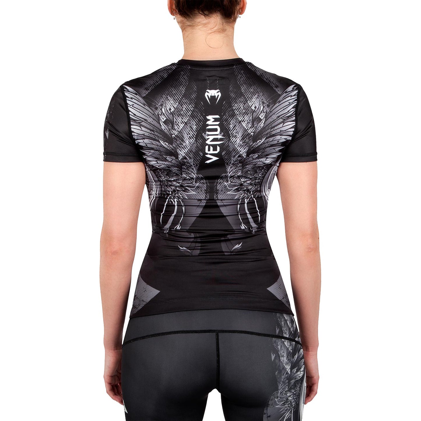 Venum Phoenix Rashguard - Kurzarm - Schwarz/Weiß - Für Frauen