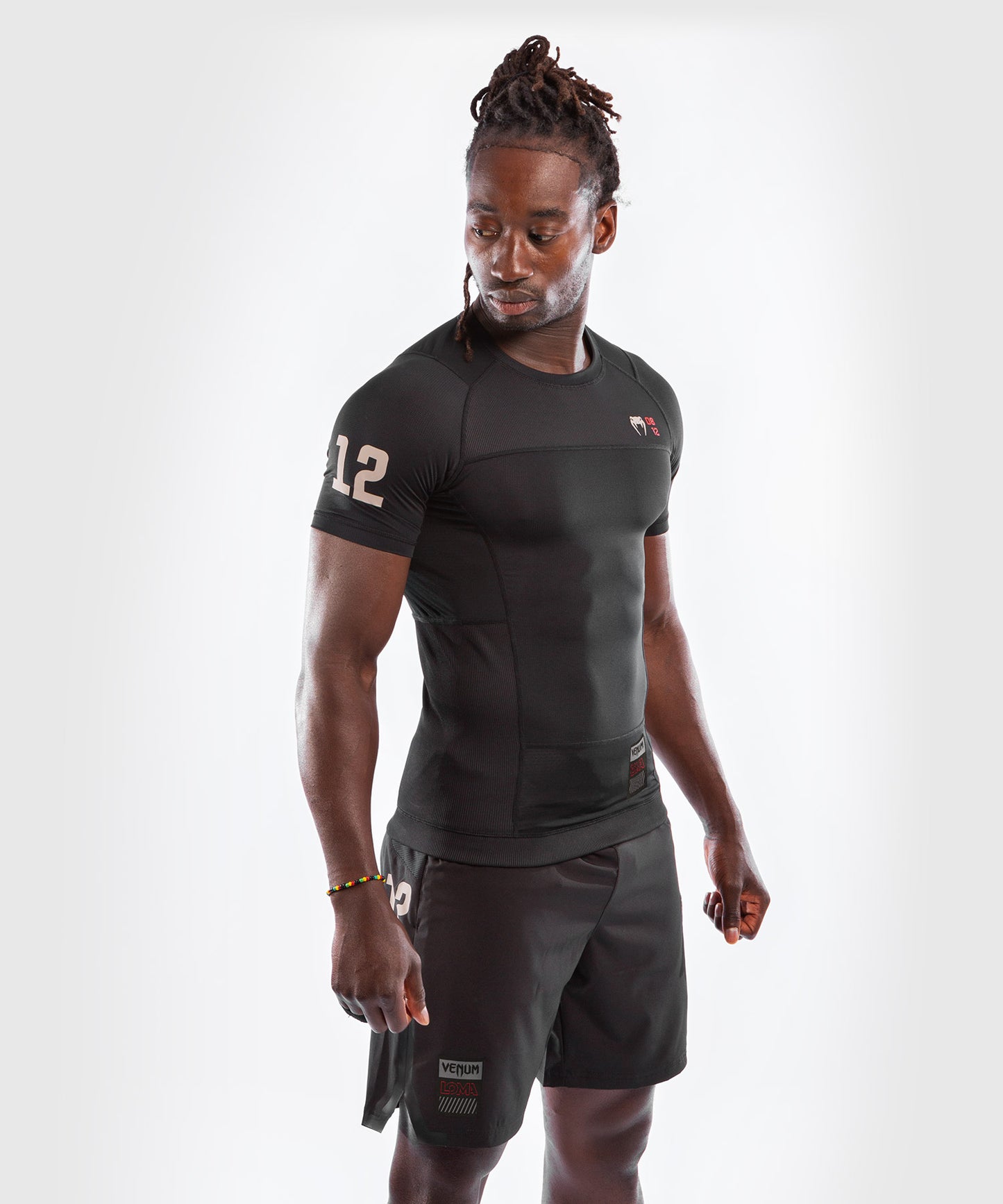 Rashguard Manches Courtes Venum Loma 08-12 – Noir