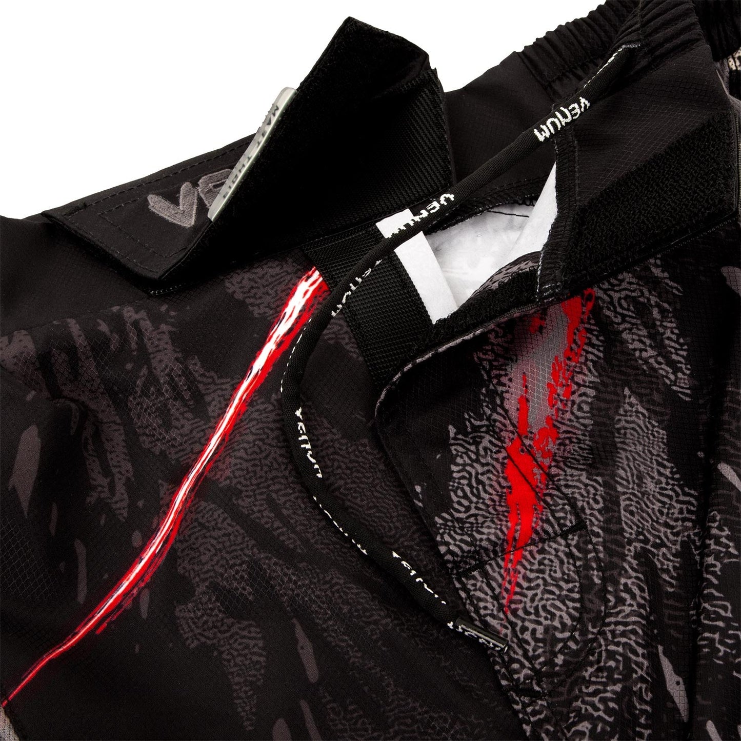 Venum Grizzli Short Fightshort - Schwarz/Weiß