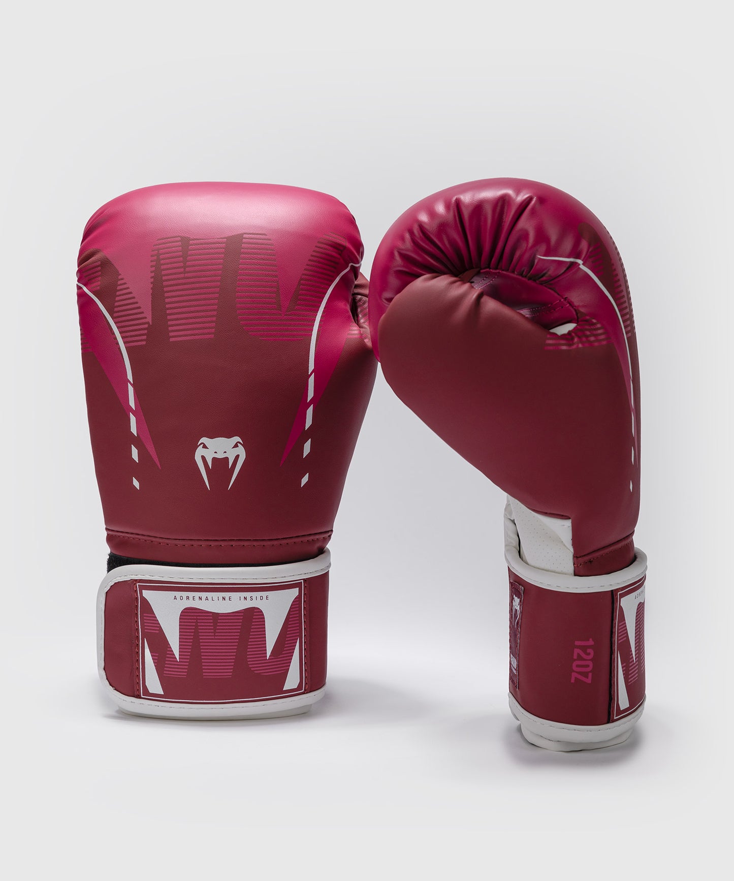 Venum Adrenaline Guantoni da Boxe – Borgogna/Rosa