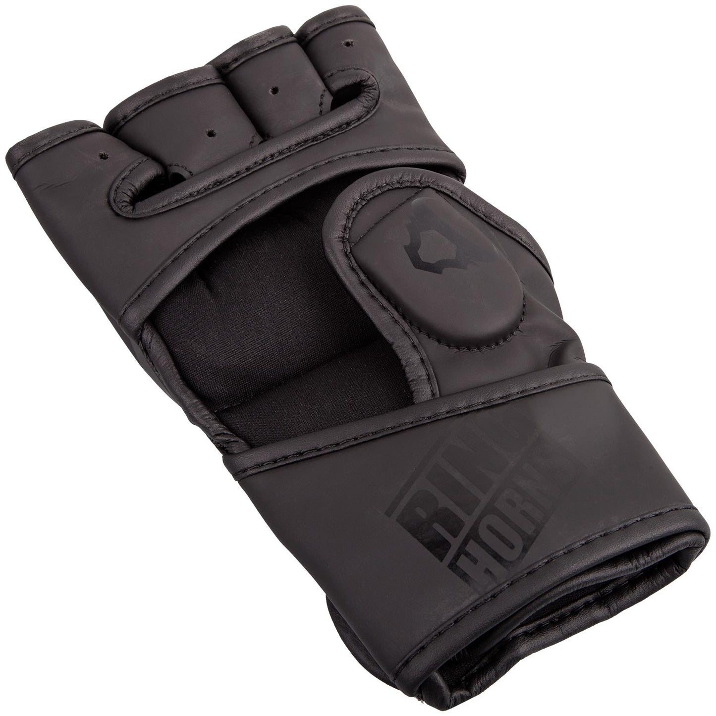 Venum Ringhorns Charger MMA-Handschuhe - Schwarz/Schwarz