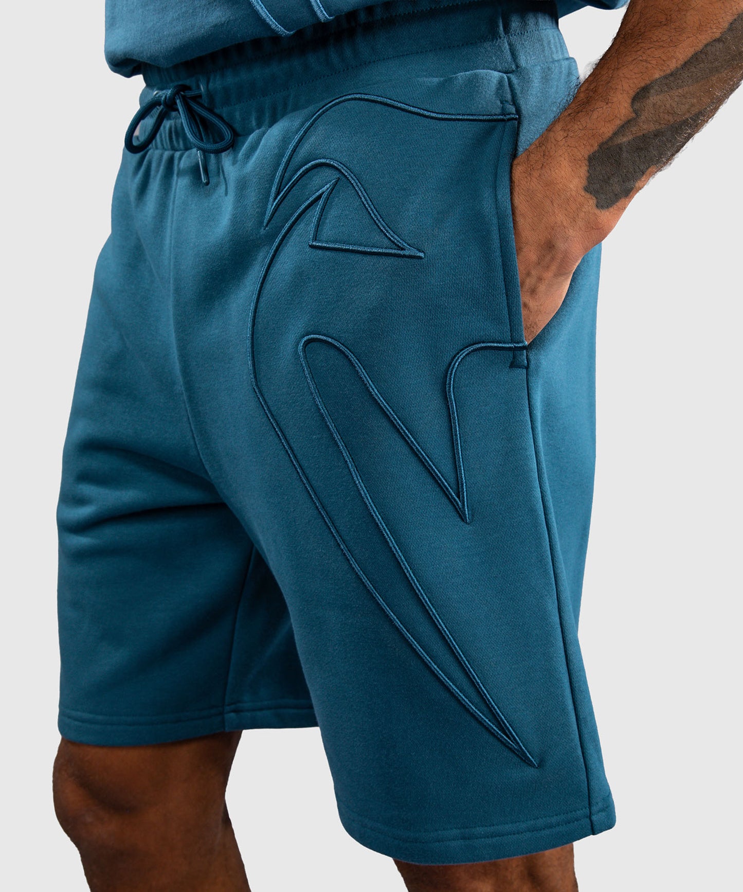 Venum Giant 3D Short de Algodón - Azul Océano