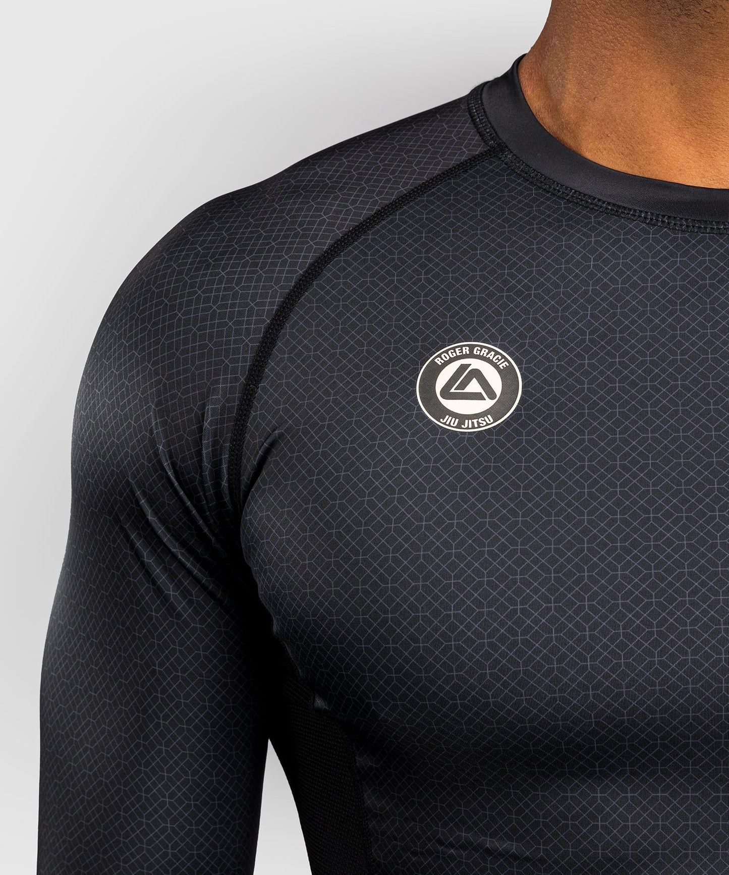 Rashguard à Manches Longues Venum x Roger Gracie Academy - Noir