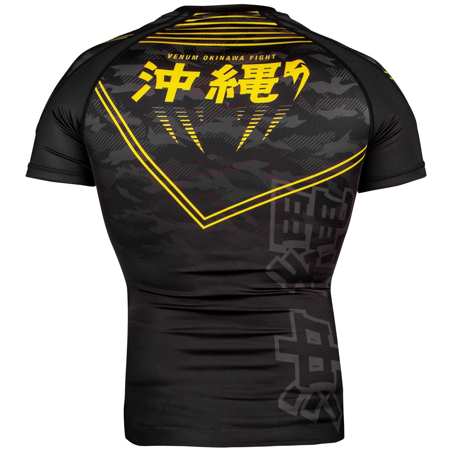 Rashguard Venum Okinawa 2.0 - Manches courtes - Noir/Jaune