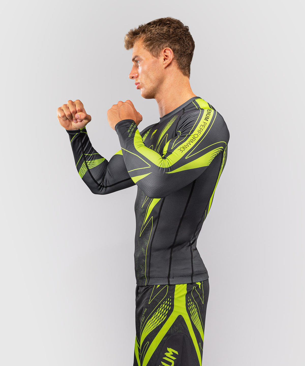 Rashguard à manches longues Venum Amazonia Reborn - Noir/Vert