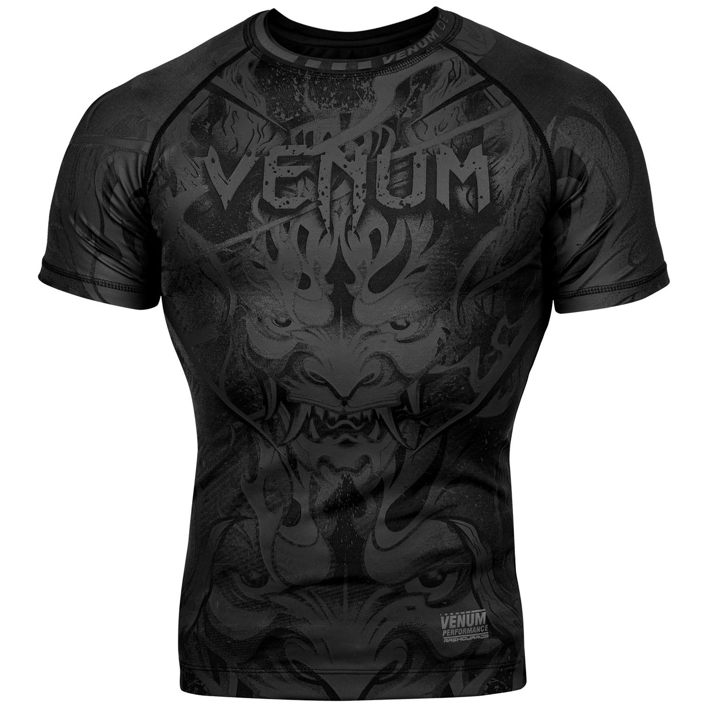 Rashguard Venum Devil - Mangas cortas - Negro/Negro