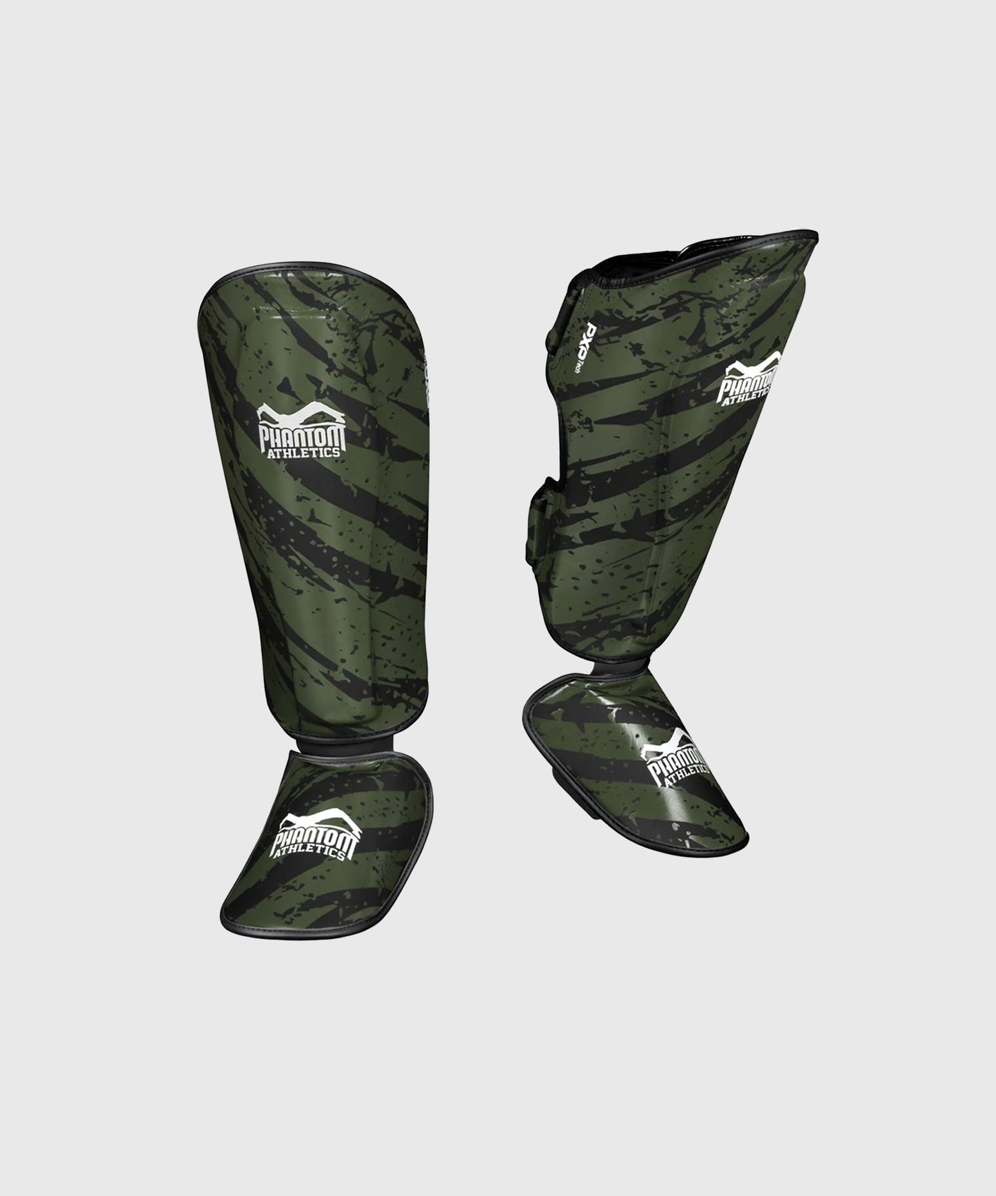 Protège-Tibias Phantom Athletics Camo Tiger - Vert