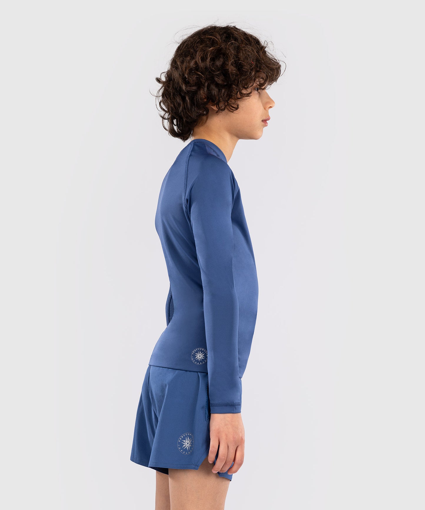 Venum Contender Kinder Rashguards Lange Ärmel - Königsblau