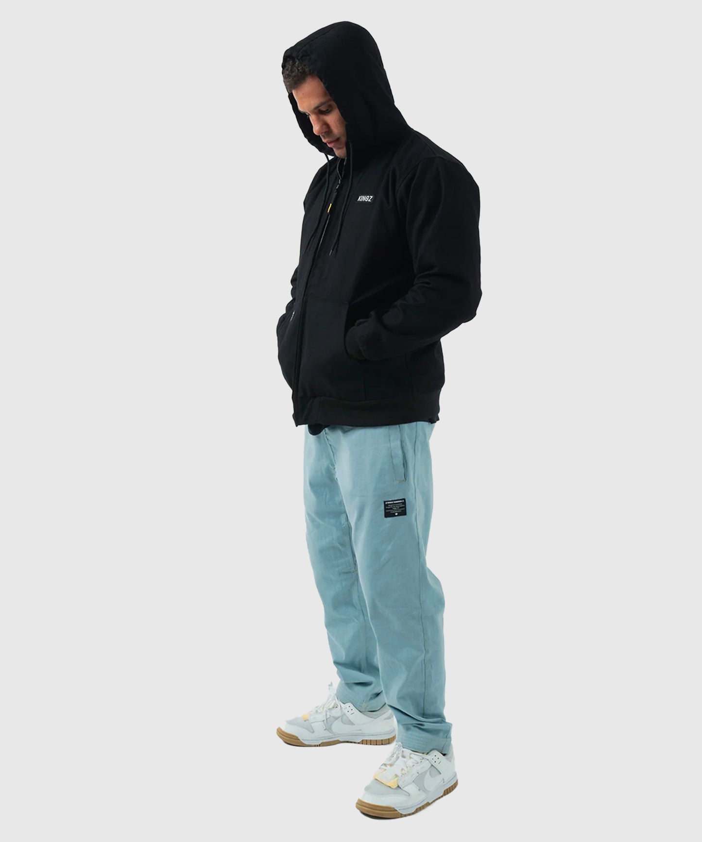 Kingz Canvas Jacke - Schwarz