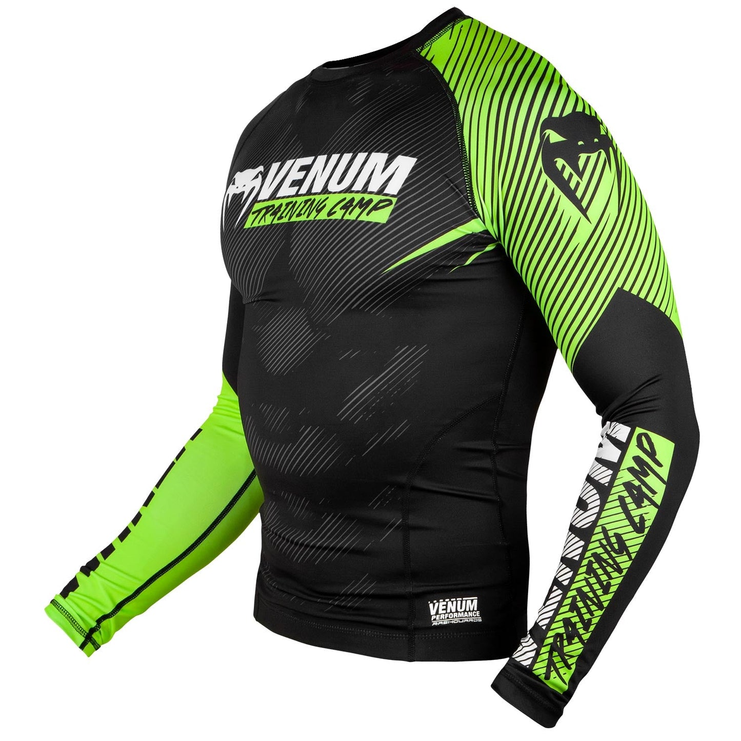 Venum Training Camp 2.0 Rashguard - Langarm - Schwarz/Fluo Gelb