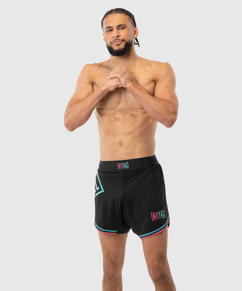 Metal Boxe Miami Fightshorts - Schwarz