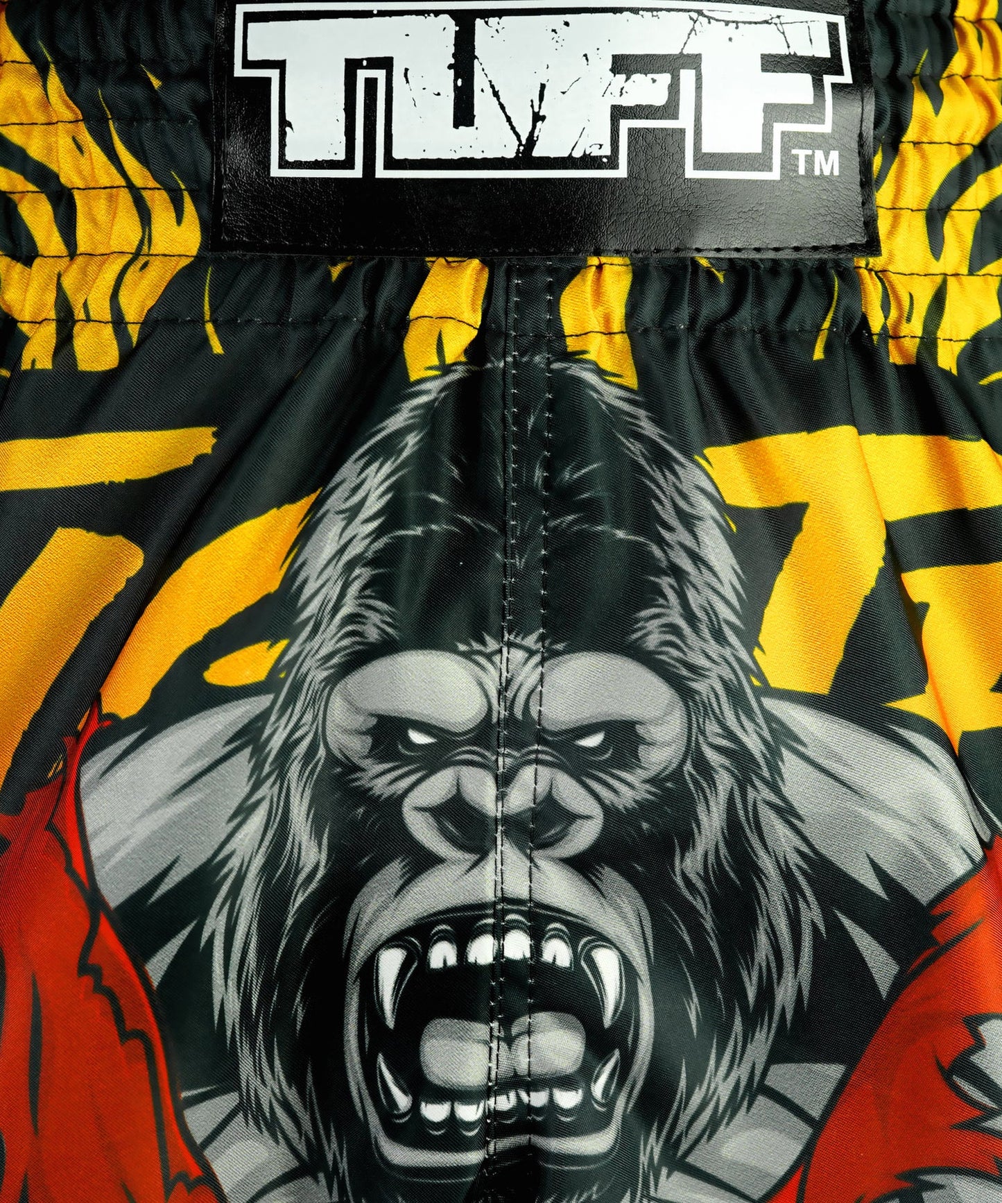 Short de Muay Thai Tuff Retro Style The Gigantic Beast - Noir
