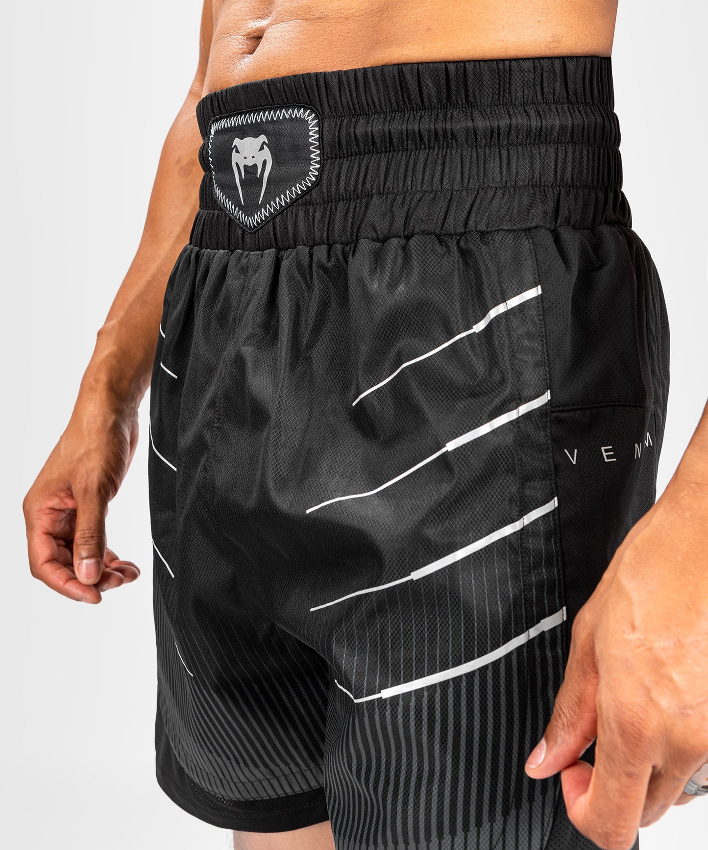 Venum Biomecha Pantalón Corto de Boxeo – Negro/Gris