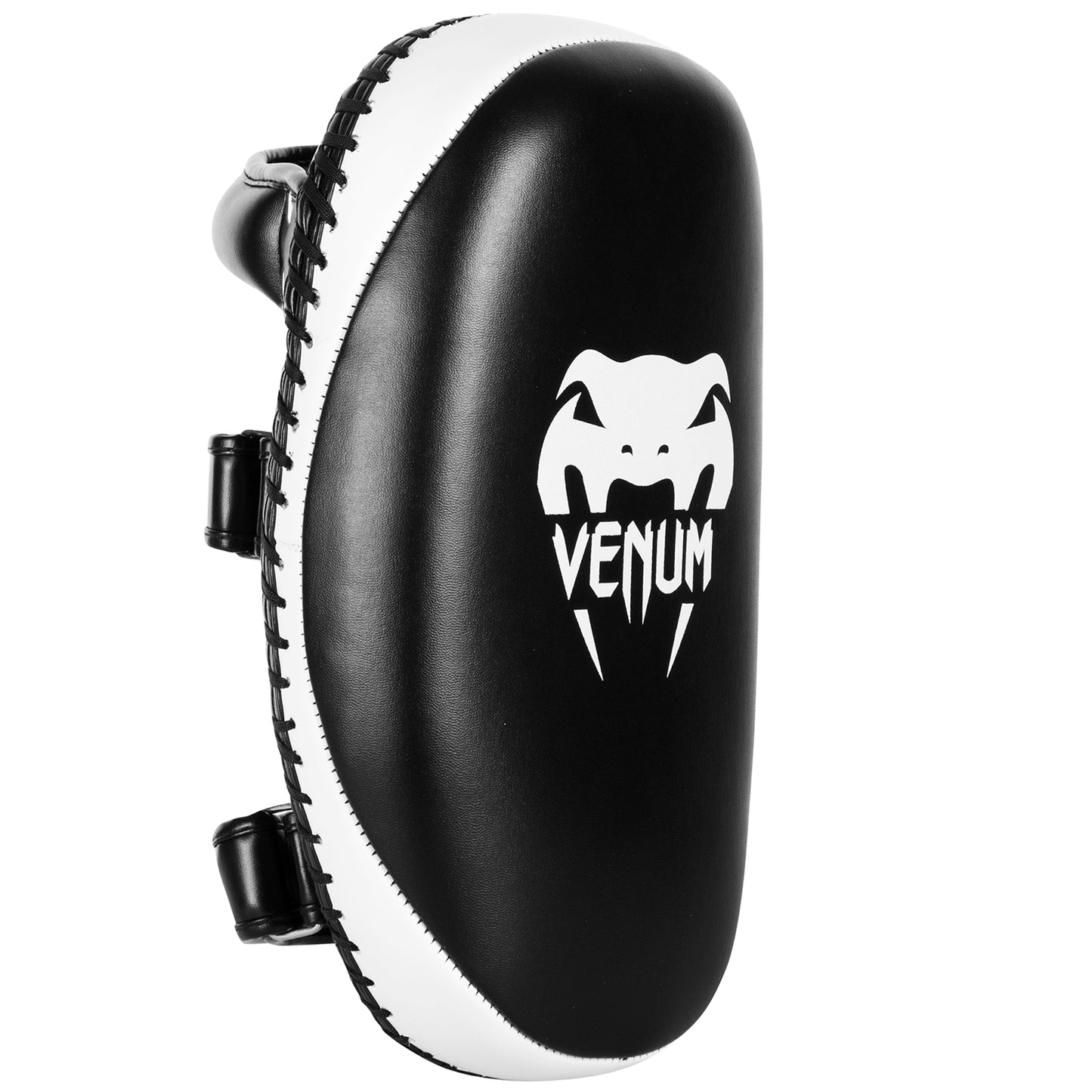 Venum Light Kick Pads - Skintex Leder - Schwarz/Ice (Paar)