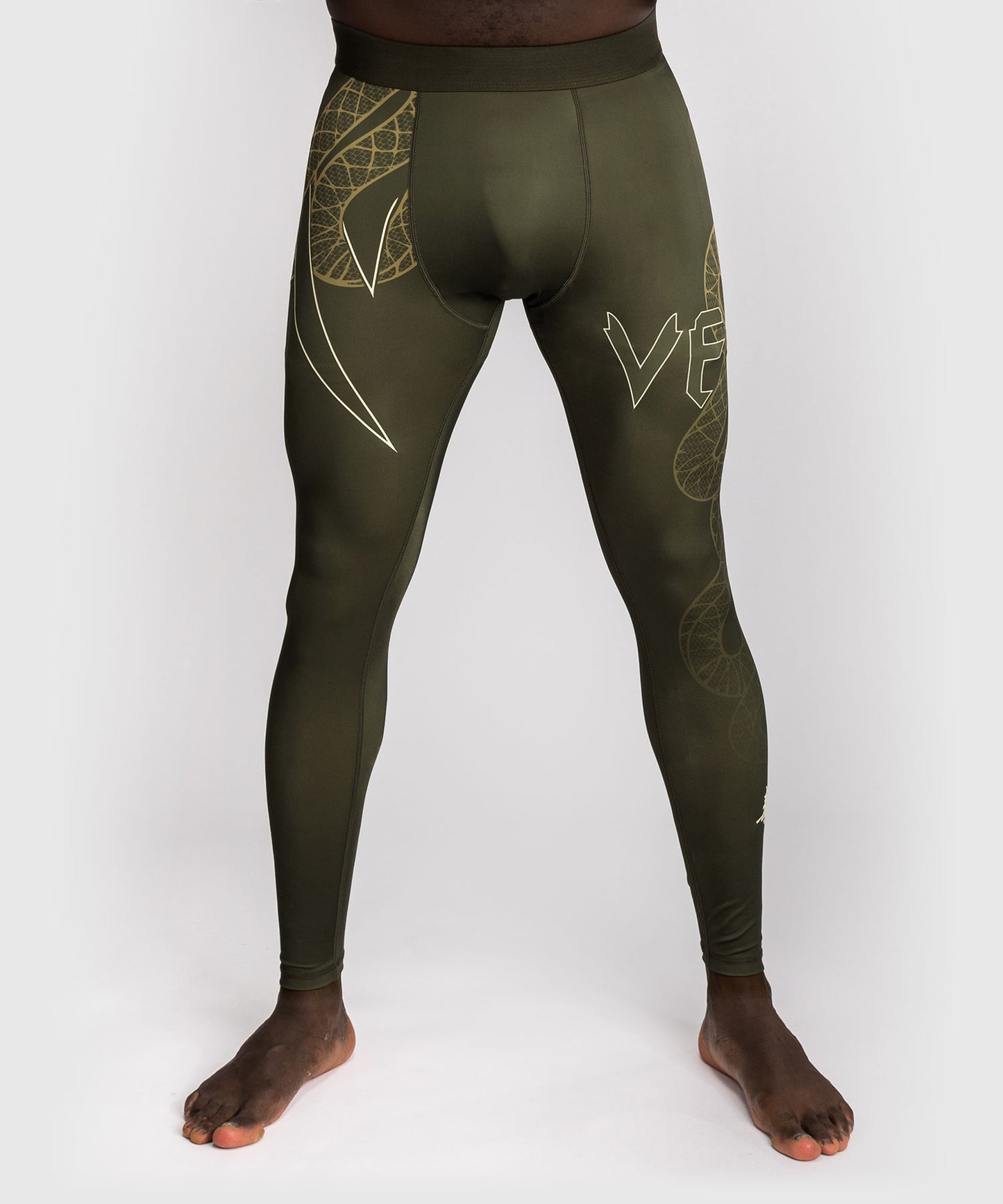 Venum Serpenti Pantaloni Compressivi – Kaki/Bronzo/Ivory