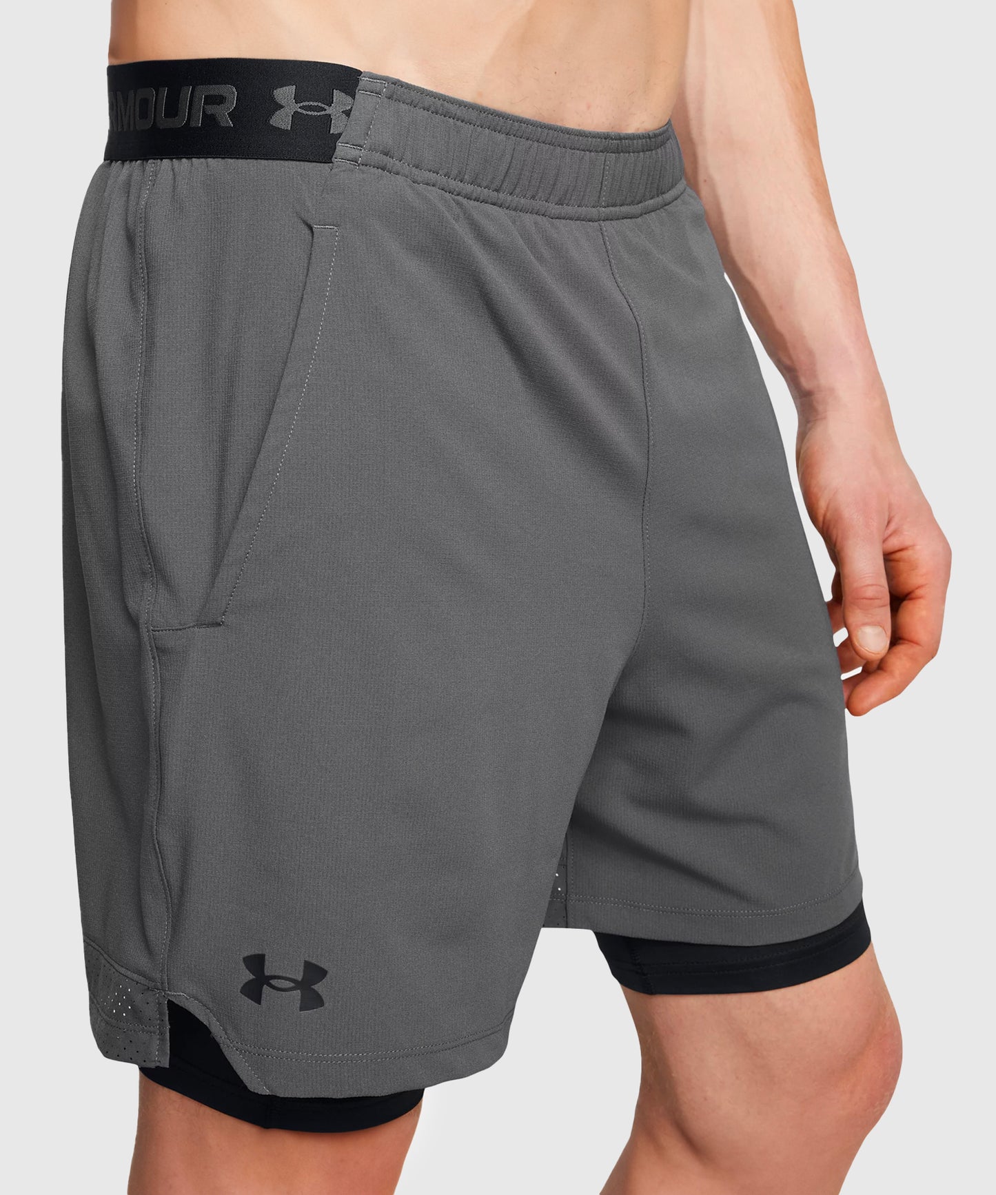 Under Armour 2-En-1 Ua Vanish Woven Fightshorts – Grau