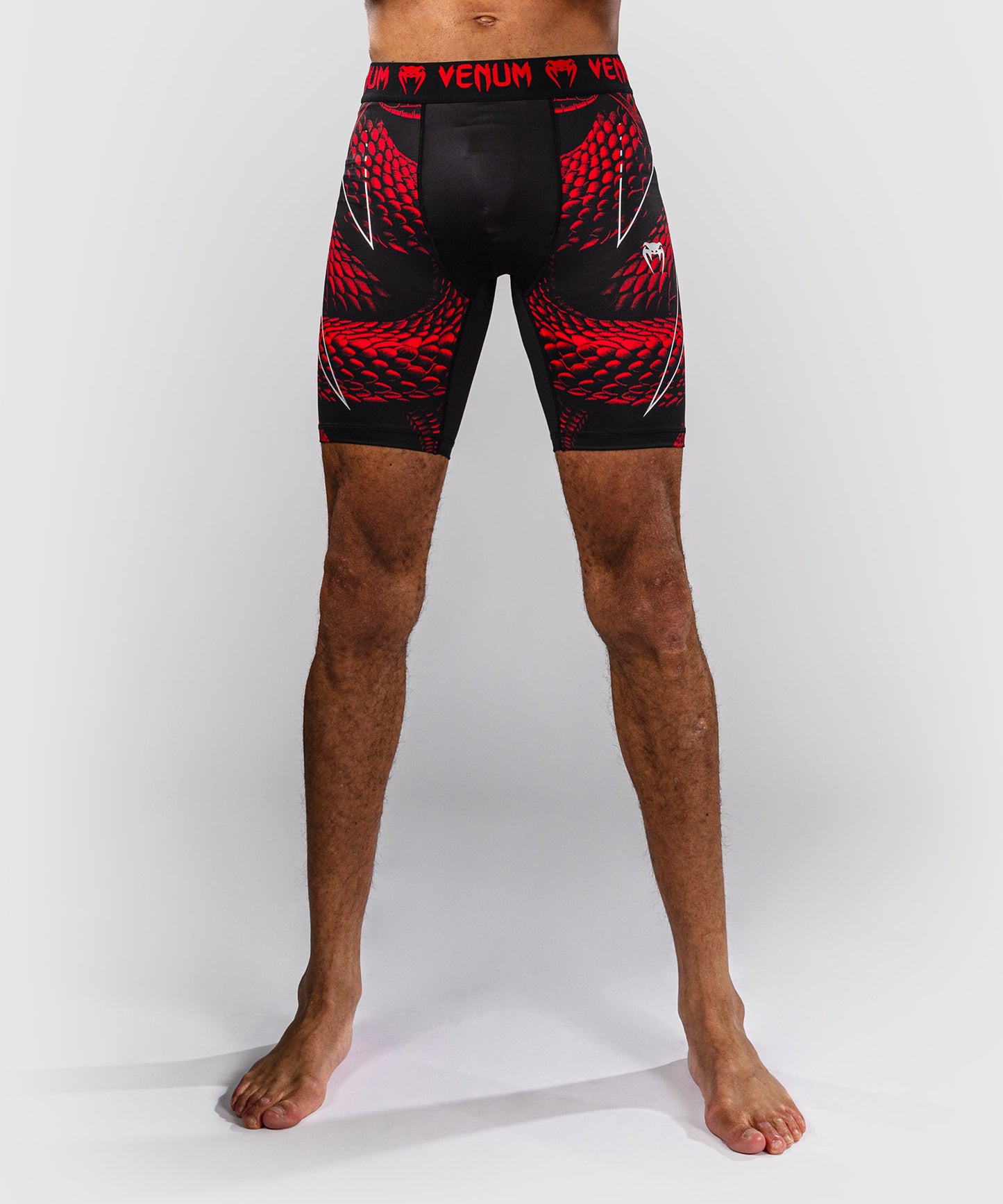 Venum Matupa Kompressionsshort - Schwarz/Rot/Silber