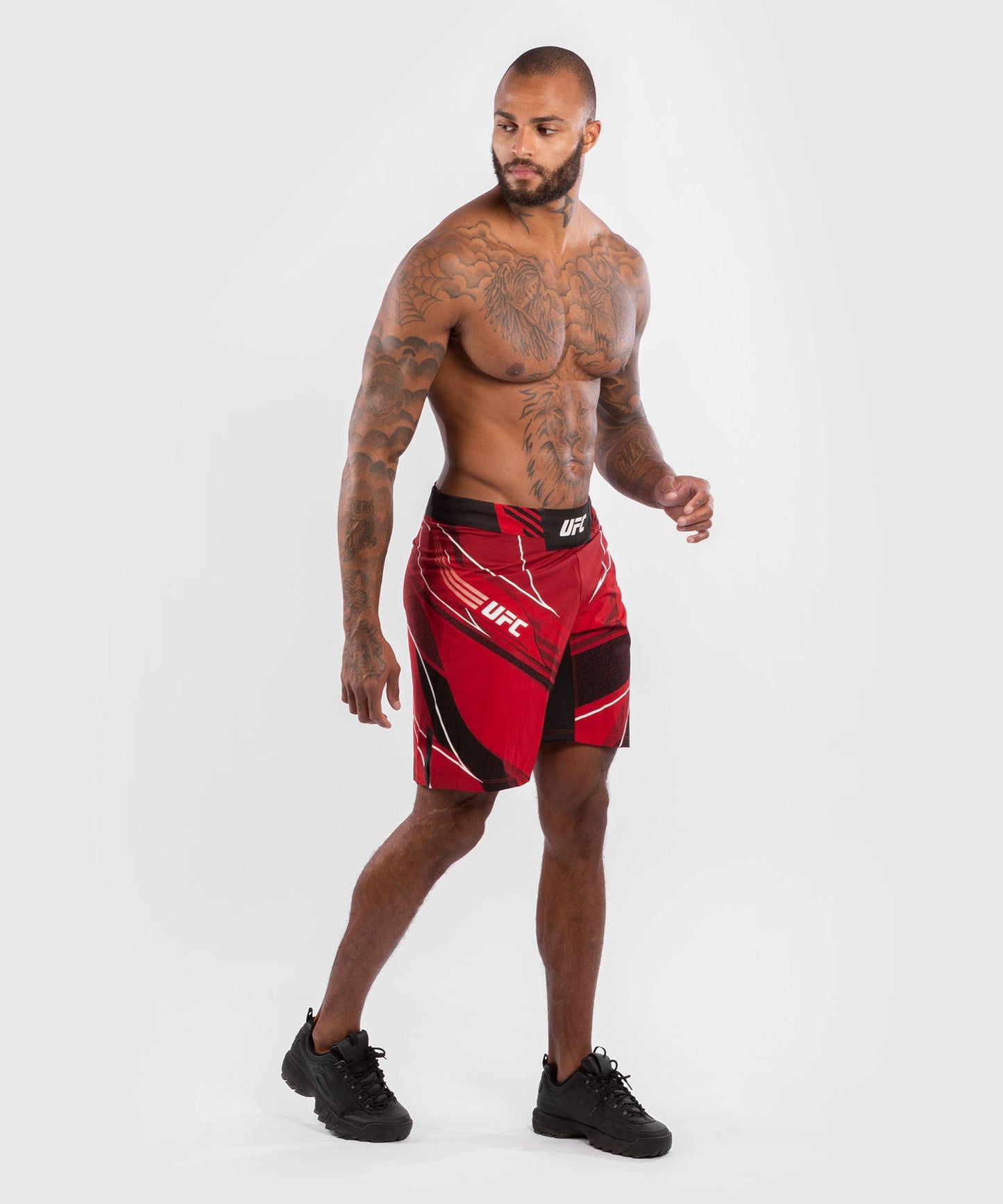 Men's UFC Fightshort Venum Authentic Fight Night - Long Cut - Red