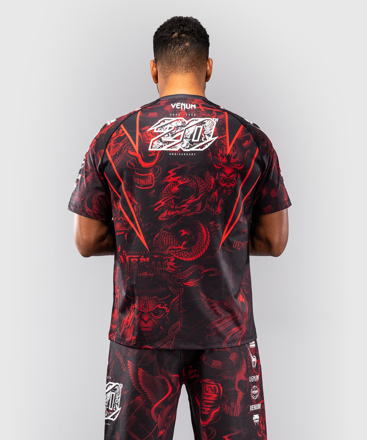 T-shirt Dry Tech Venum 20th Anniversary - Noir/Rouge