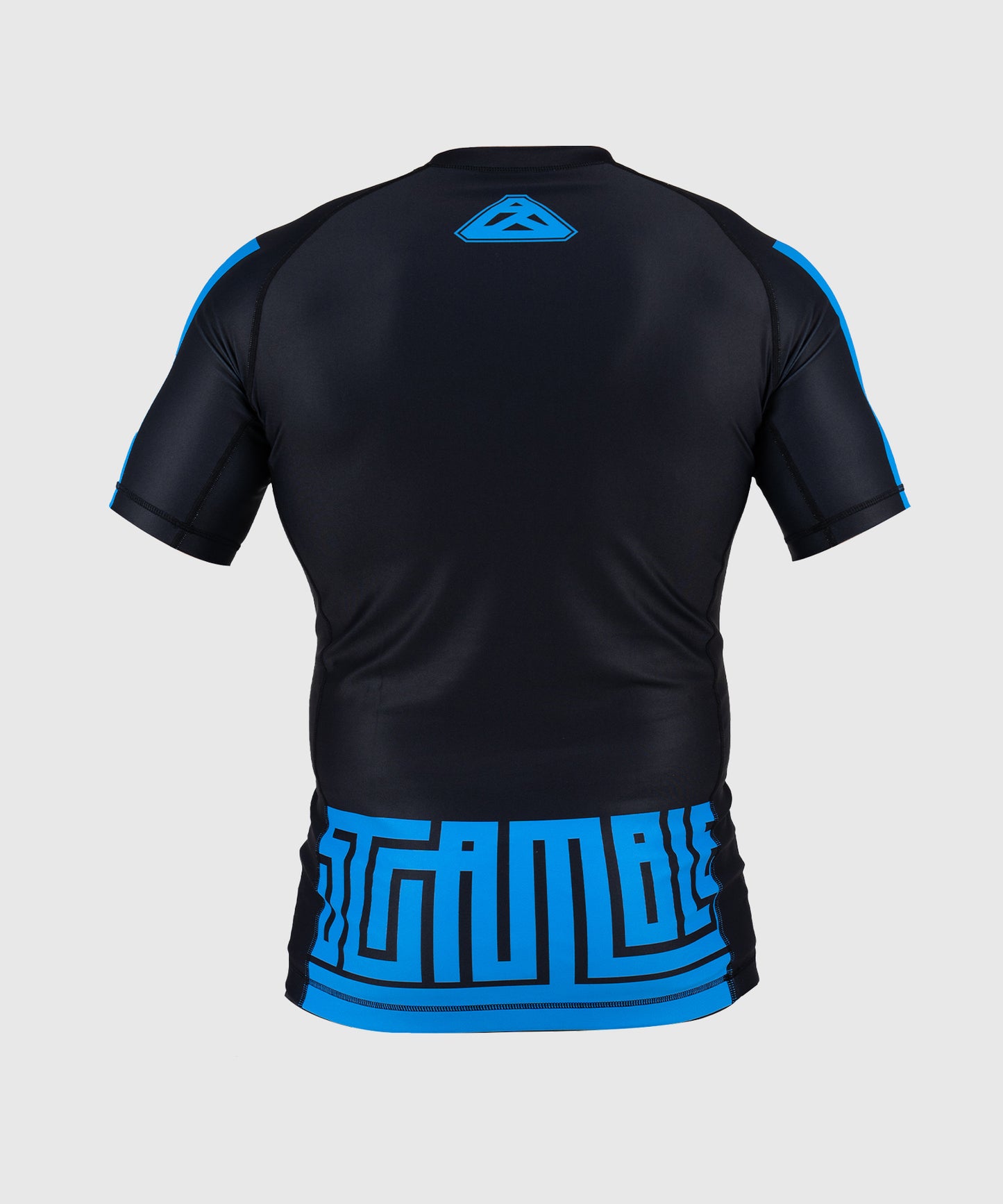 Scramble Ranked Rashguard a Maniche Corte - Blu