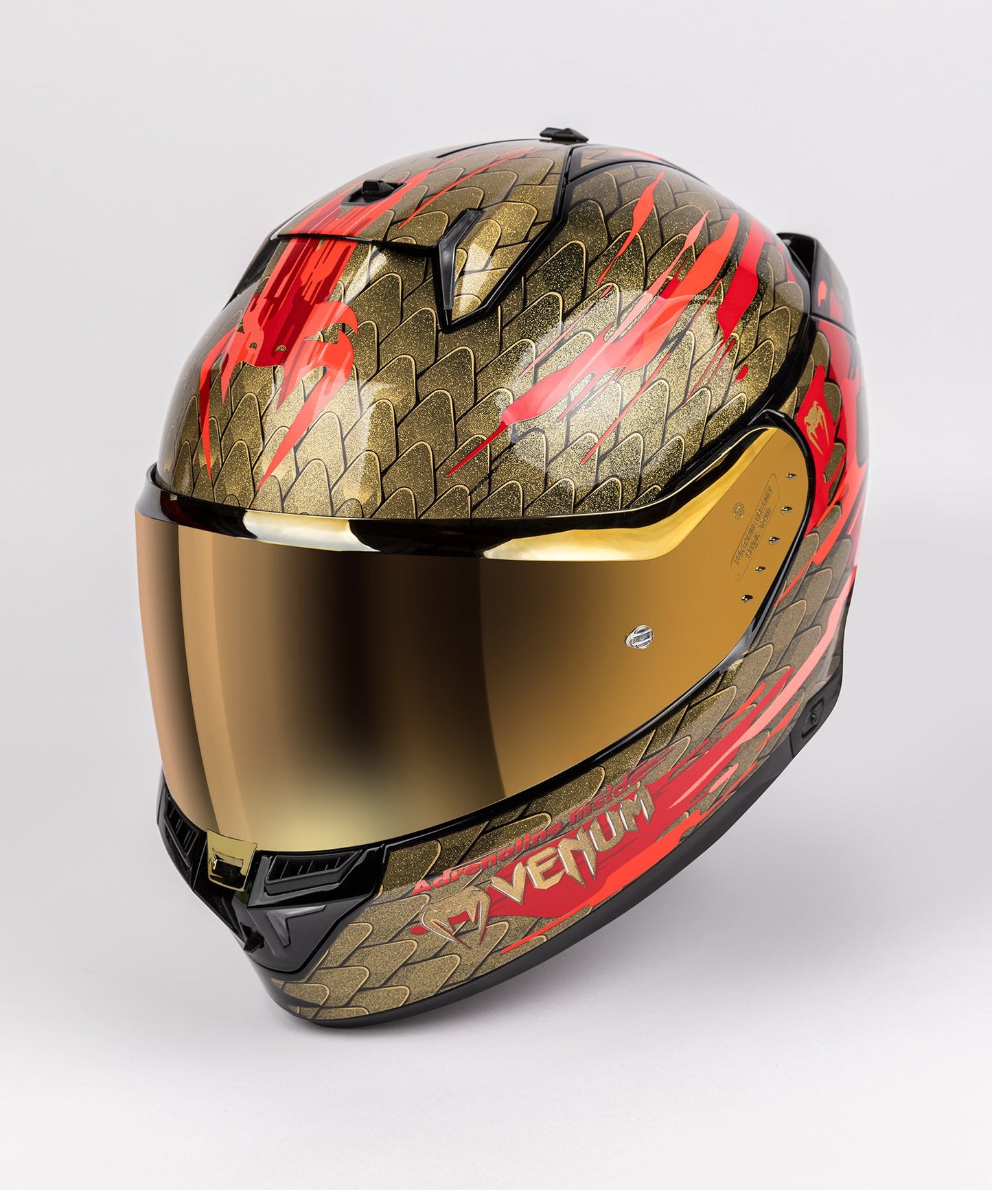Venum x Shark Motorradhelm SKWAL i3 - Rot/Gold