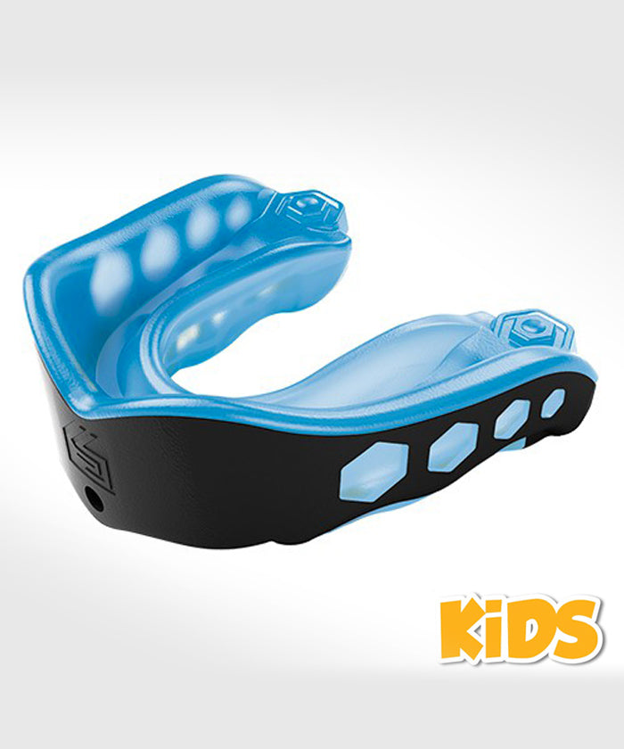 Shock Doctor Gel Max Protector Bucal – Junior – Negro/Azul