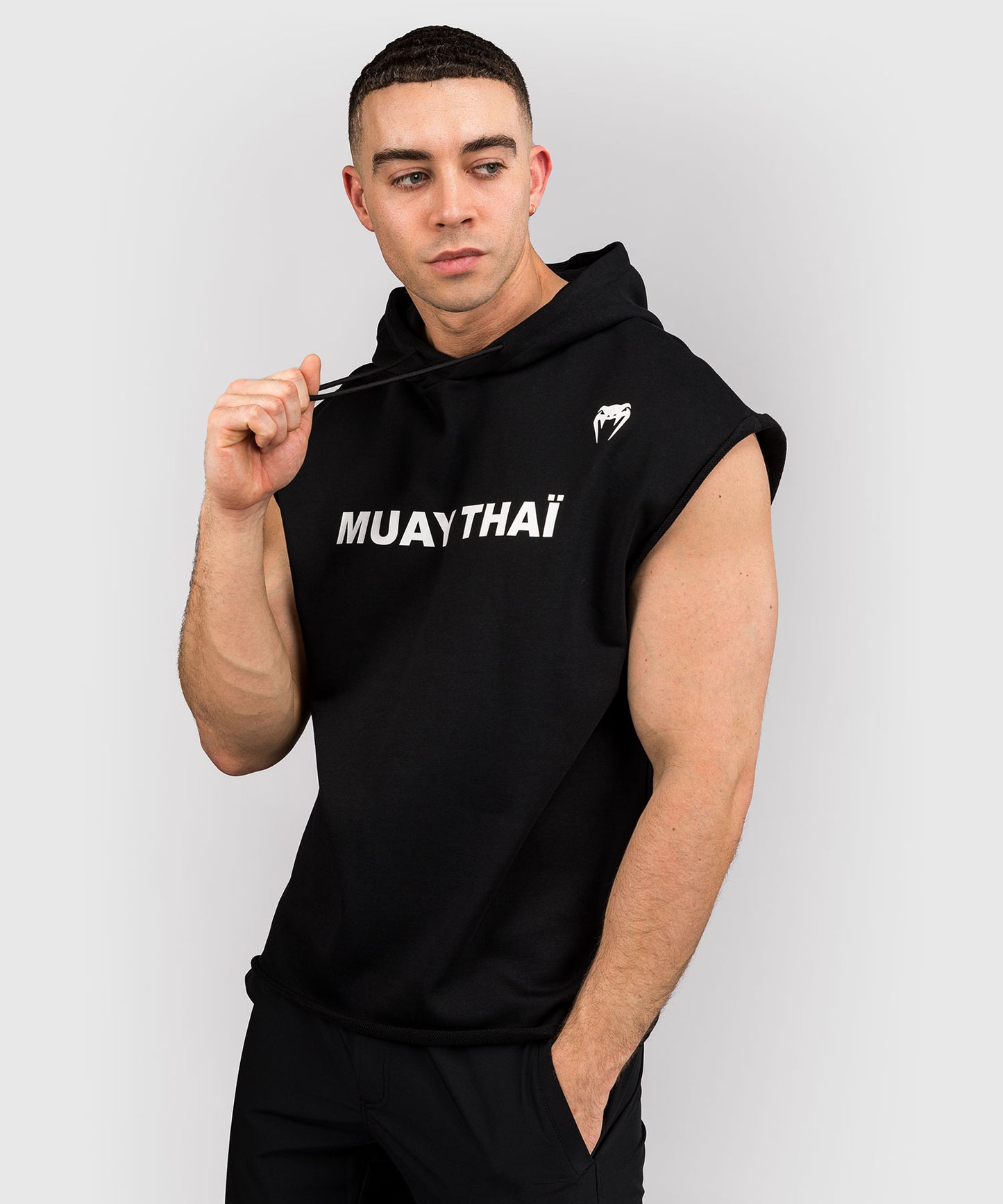 Sweatshirt sans manches Venum Muay Thai VT - Noir/Blanc