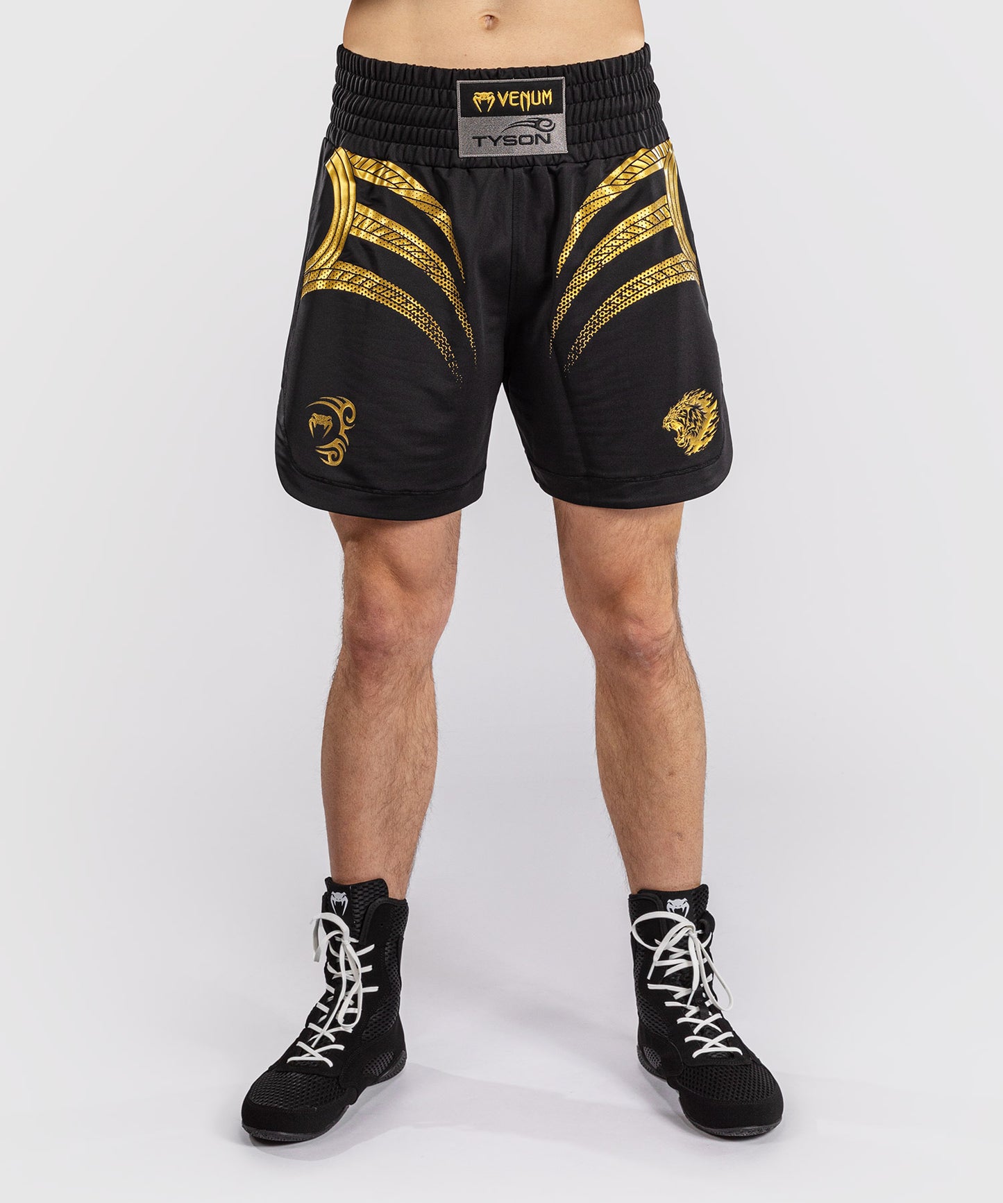 Venum x Mike Tyson Tiger Boxing Shorts - Black/Gold