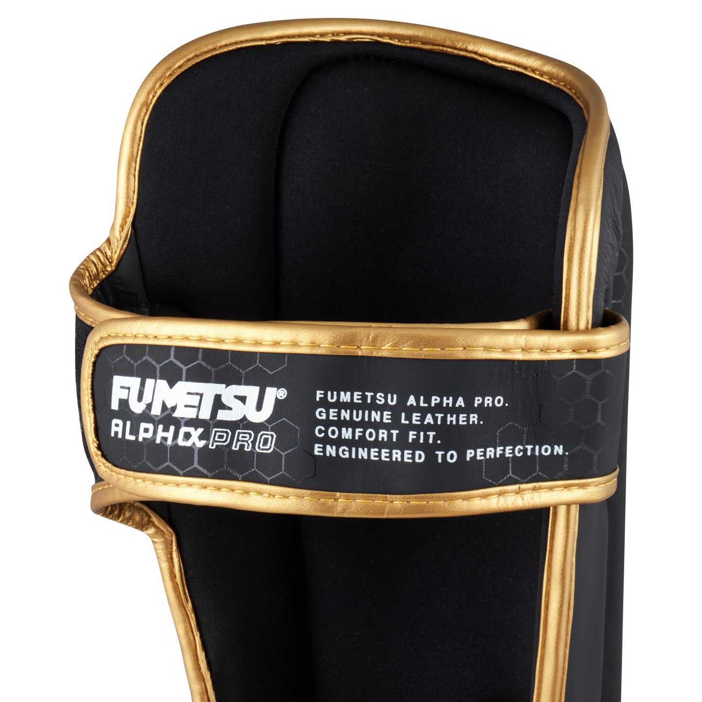 Fumetsu Alpha Pro Schienbeinschoner - Schwarz/Gold