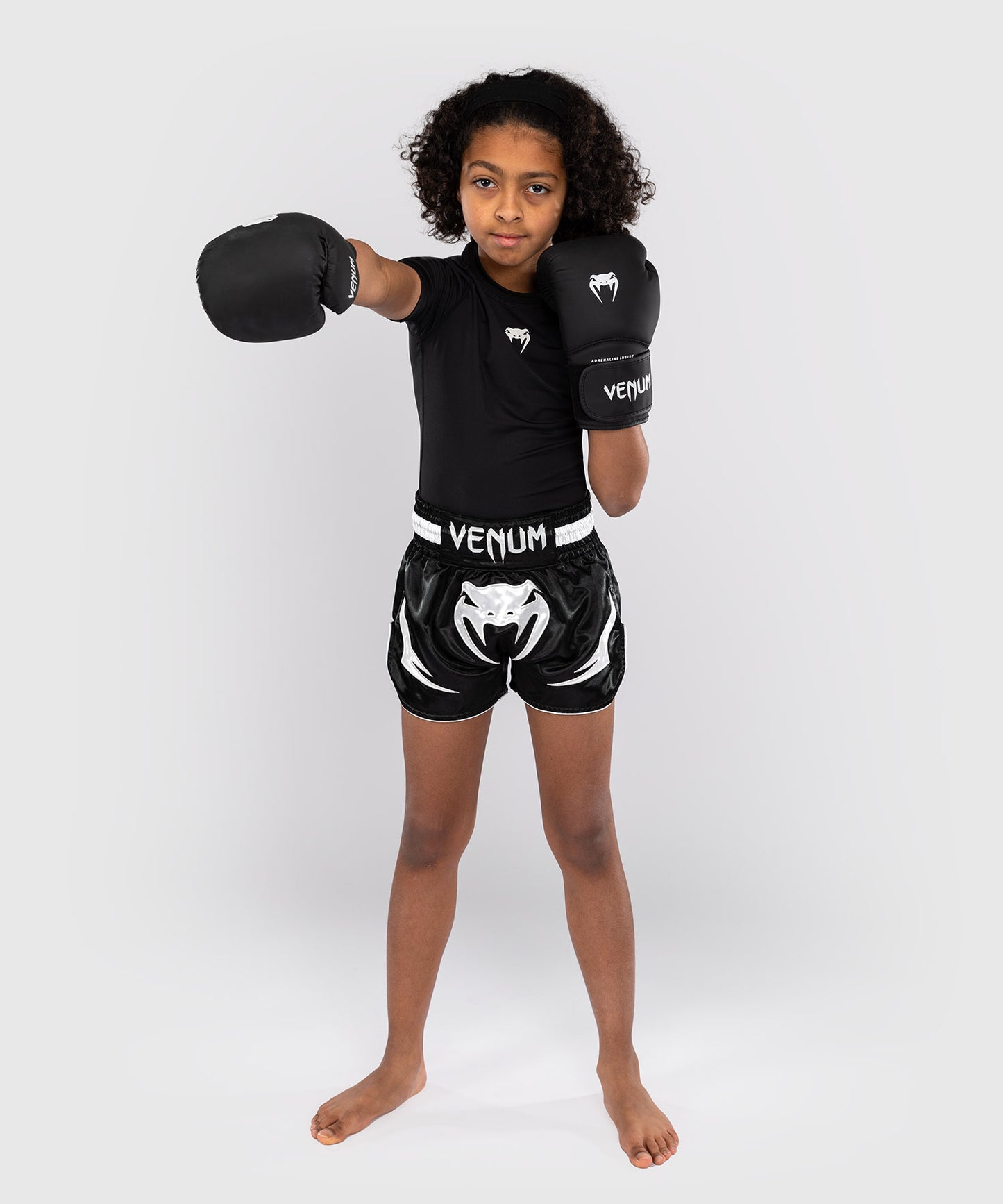 Venum Inferno Pantalones de Thai para Niños - Negro