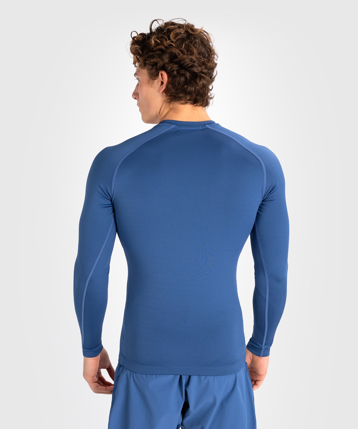 Rashguard à manches longues pour hommes Venum Contender - Bleu