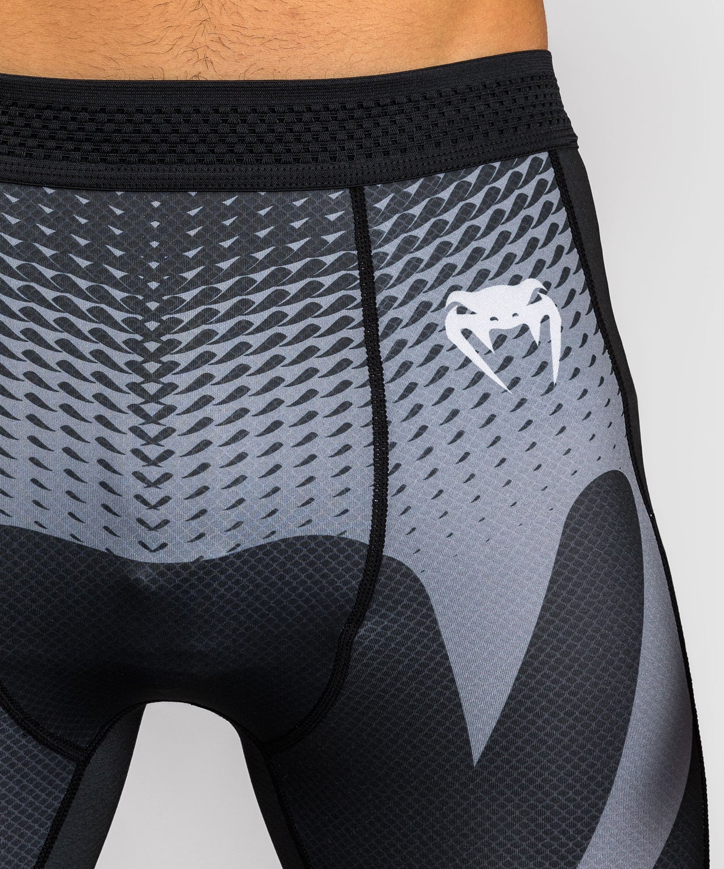 Pantalon de Compression Venum No Gi - Noir/Gris Argenté