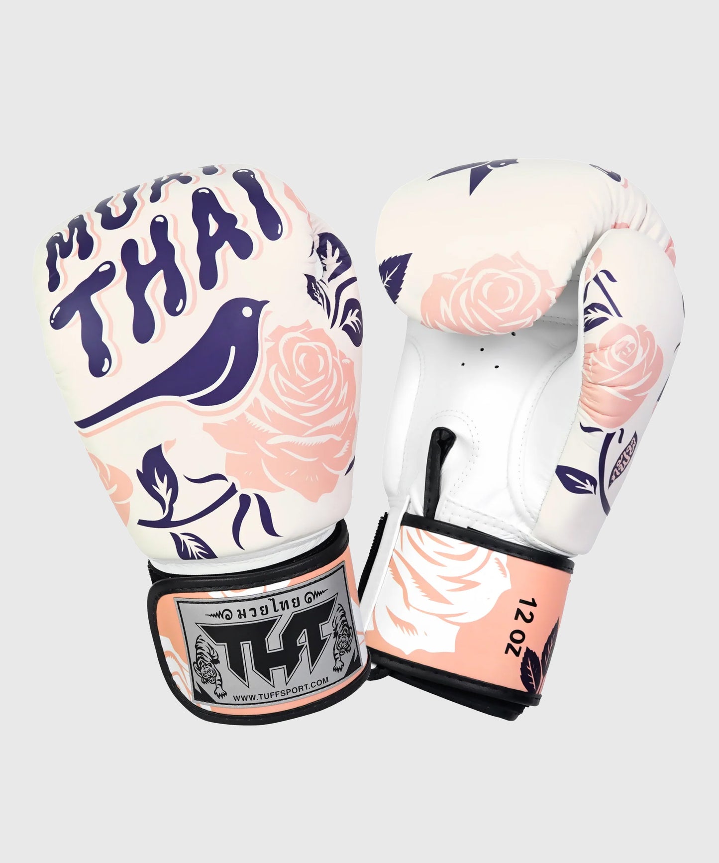 Tuff Roses Guantoni da Boxe - Bianco/Rosa