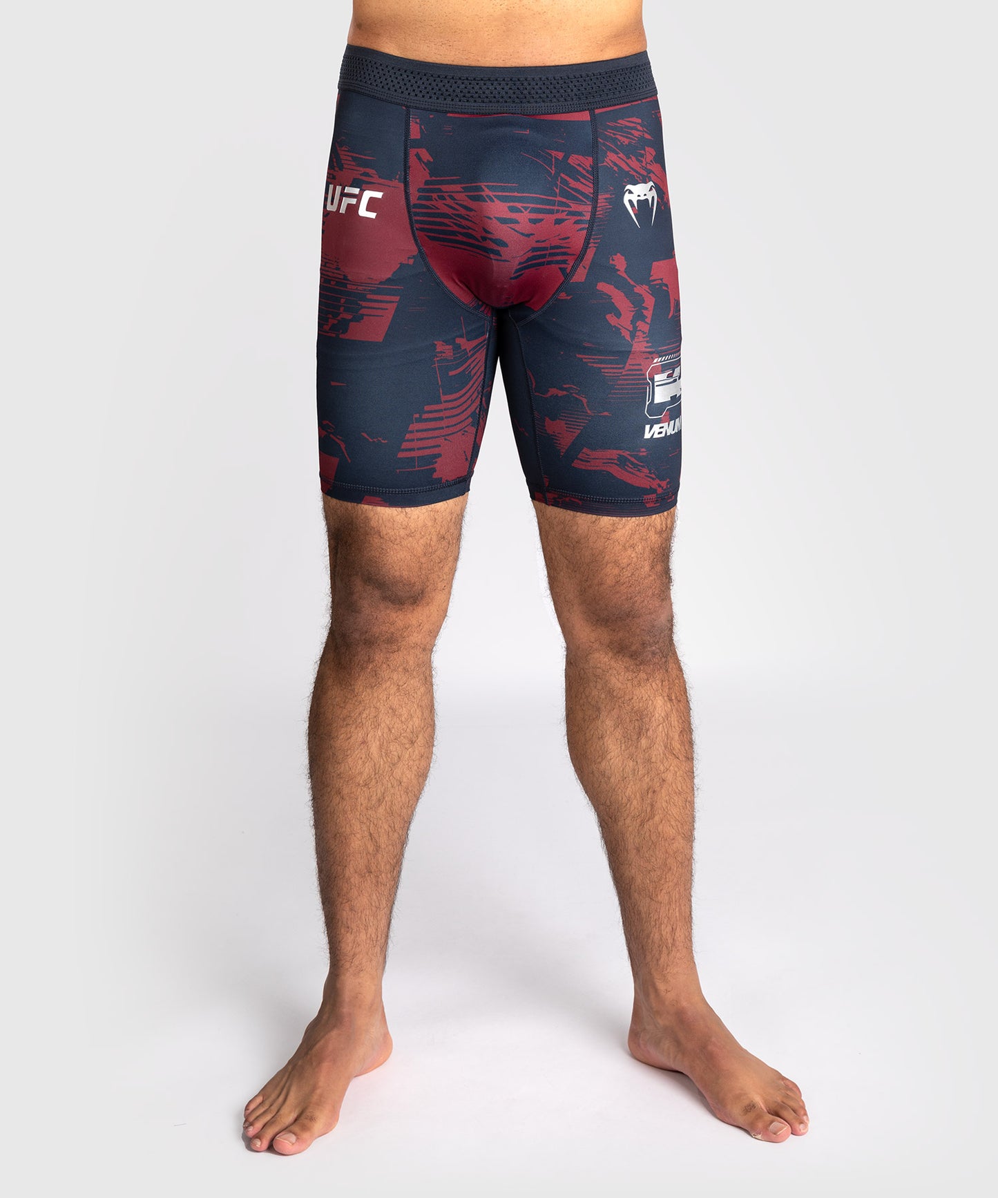 UFC Zenith by Venum Authentic Fight Week Pantaloncini Vale Tudo Performance Uomo - Blu navy/Bordeaux/Argento