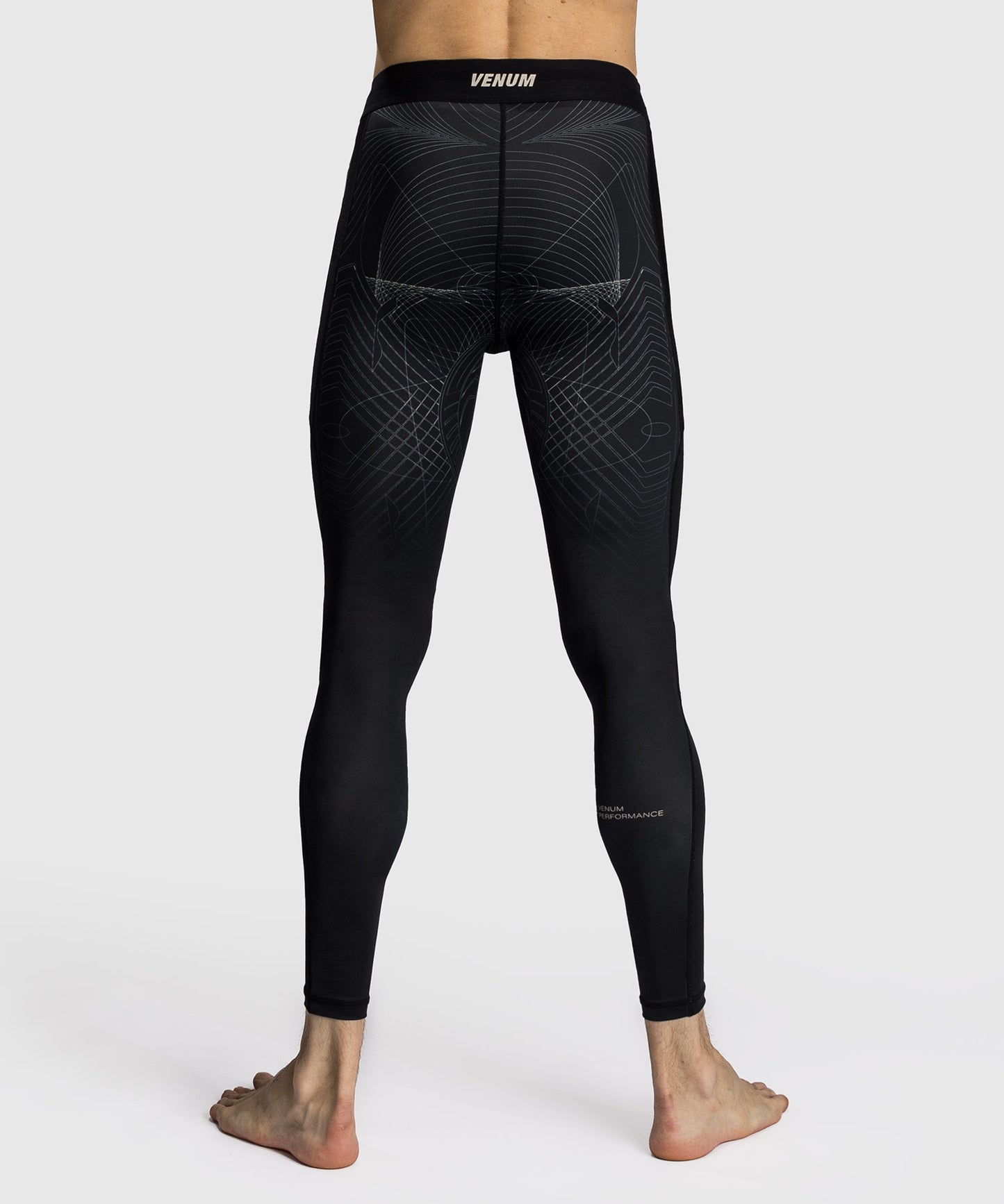 Pantalon de Compression Venum G-Fit Air pour Hommes - Noir Intense/Sable Désert