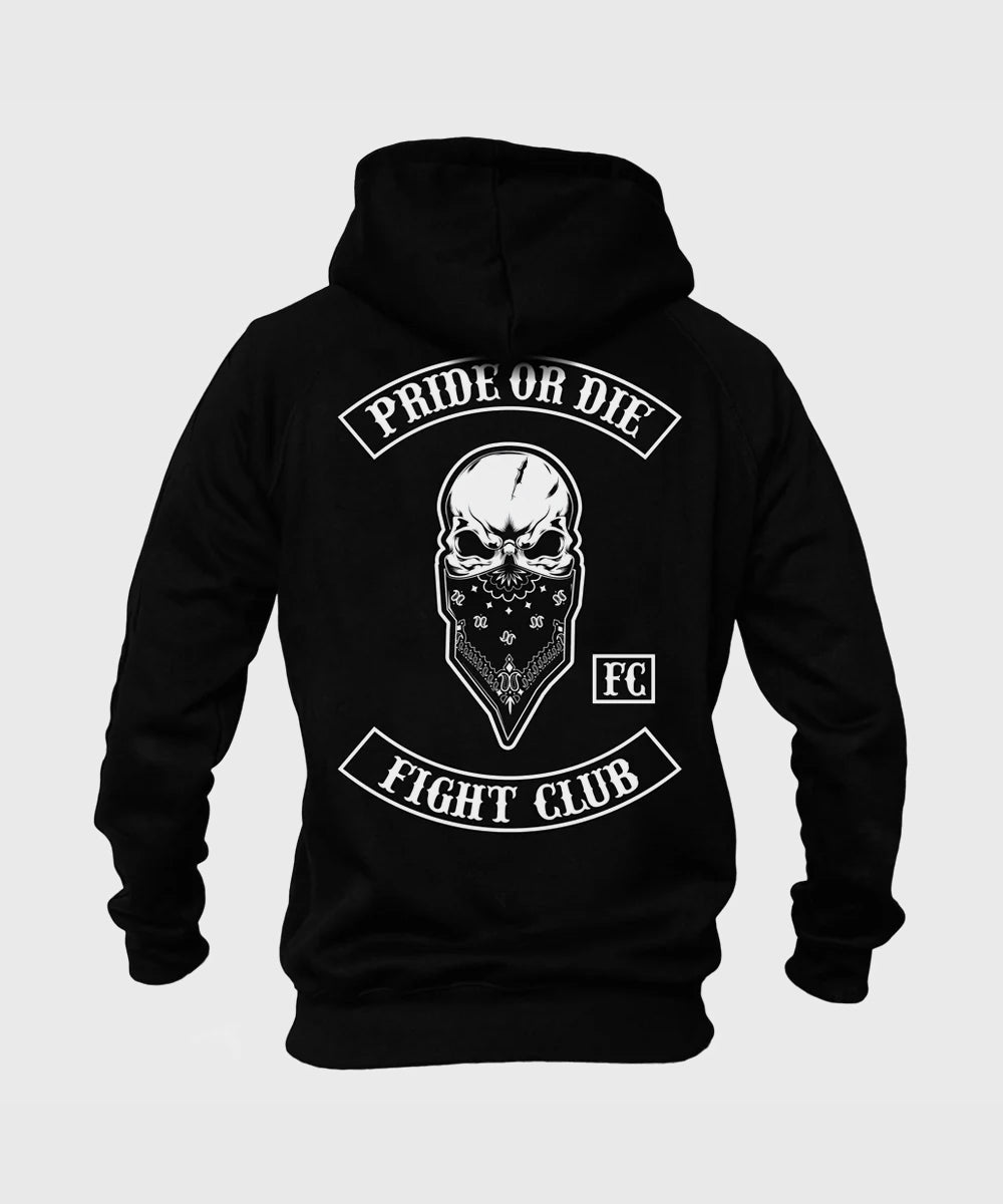Pride Or Die Fight Club Felpa con Cappuccio - Nero